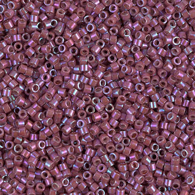 Miyuki 11/0 Delica Seed Beads, Raspberry Luster # 1015 ~ 7.2 grams