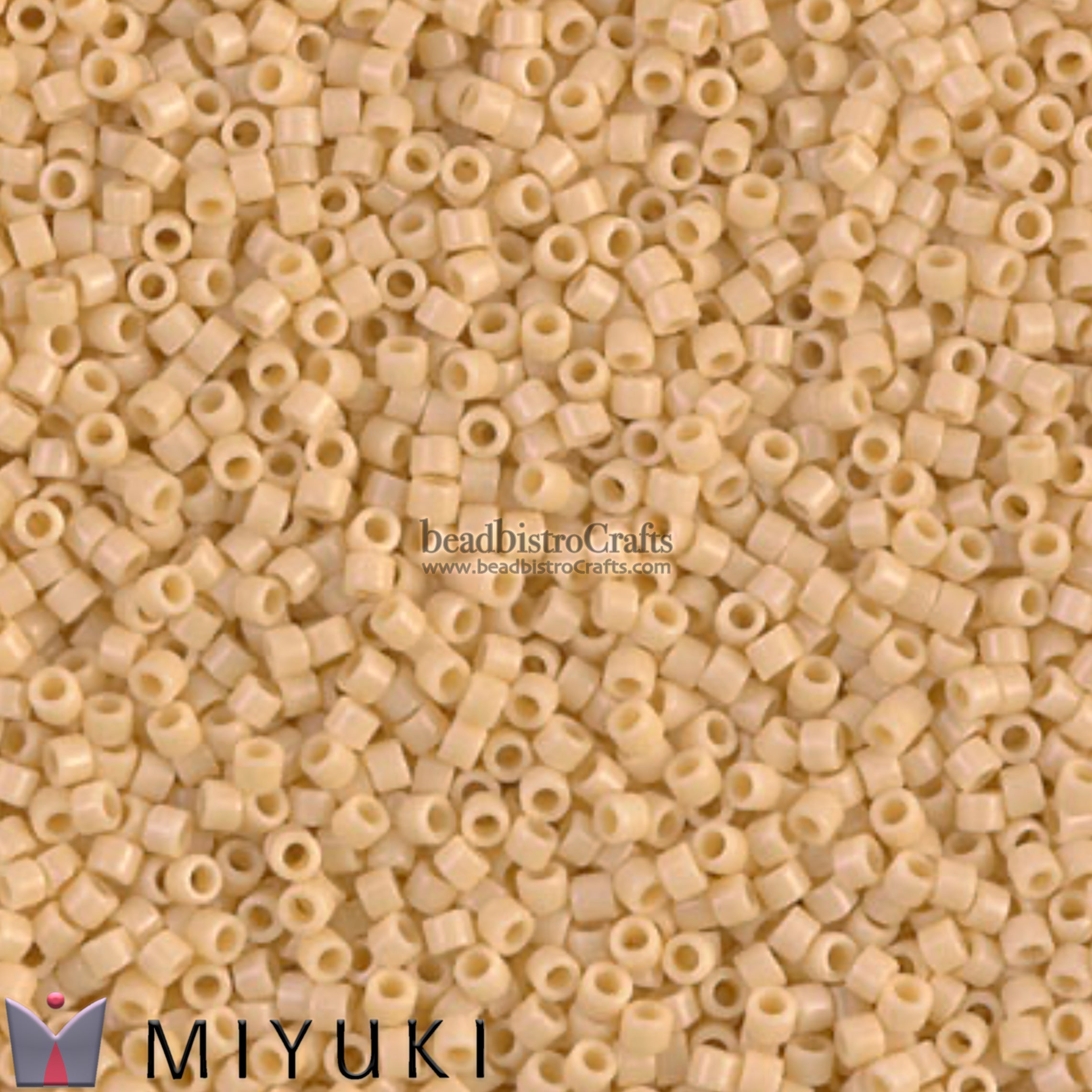 Miyuki 11/0 Delica Seed Beads, Opaque Pear # 1131 ~ 5 Grams