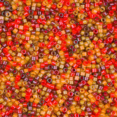 Miyuki 11/0 Delica Seed Beads, Luminous Mix 3 # 2063 ~ 7.2 grams