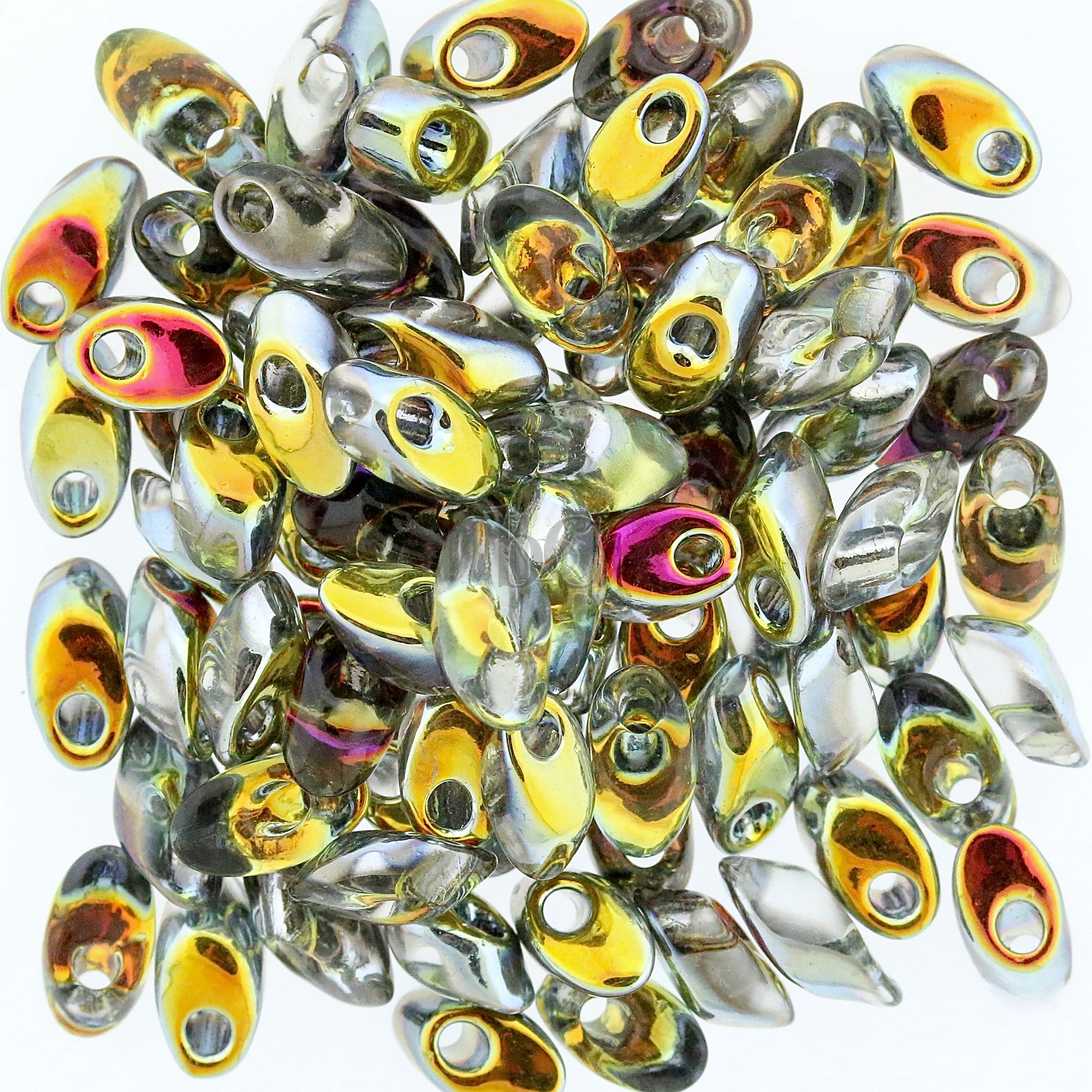 Miyuki Long Magatama Beads, Crystal Marea # 4551 ~ 8.5 Grams