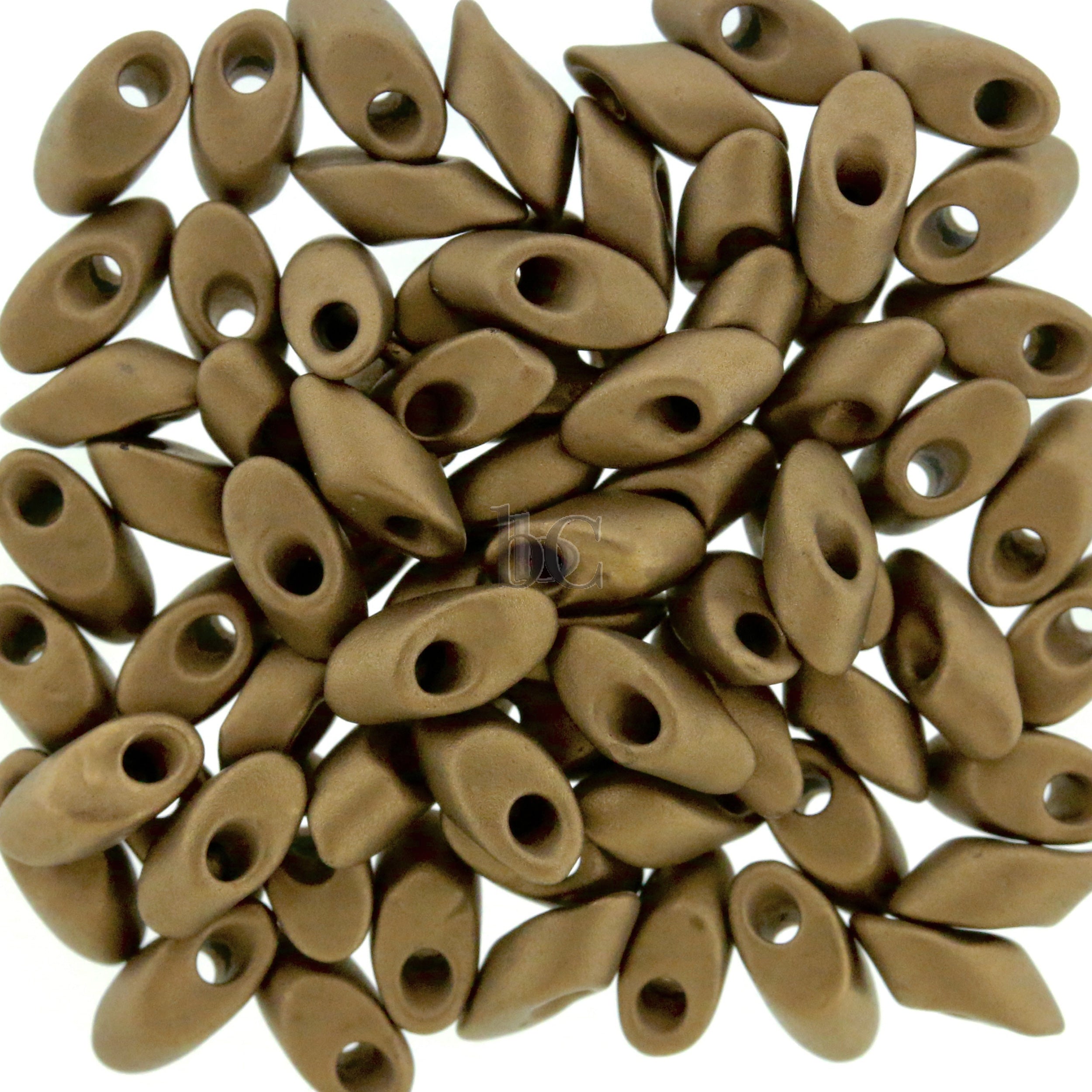 Miyuki Long Magatama Beads, Matte Metallic Dark Bronze # 2006 ~ 8.5 Grams