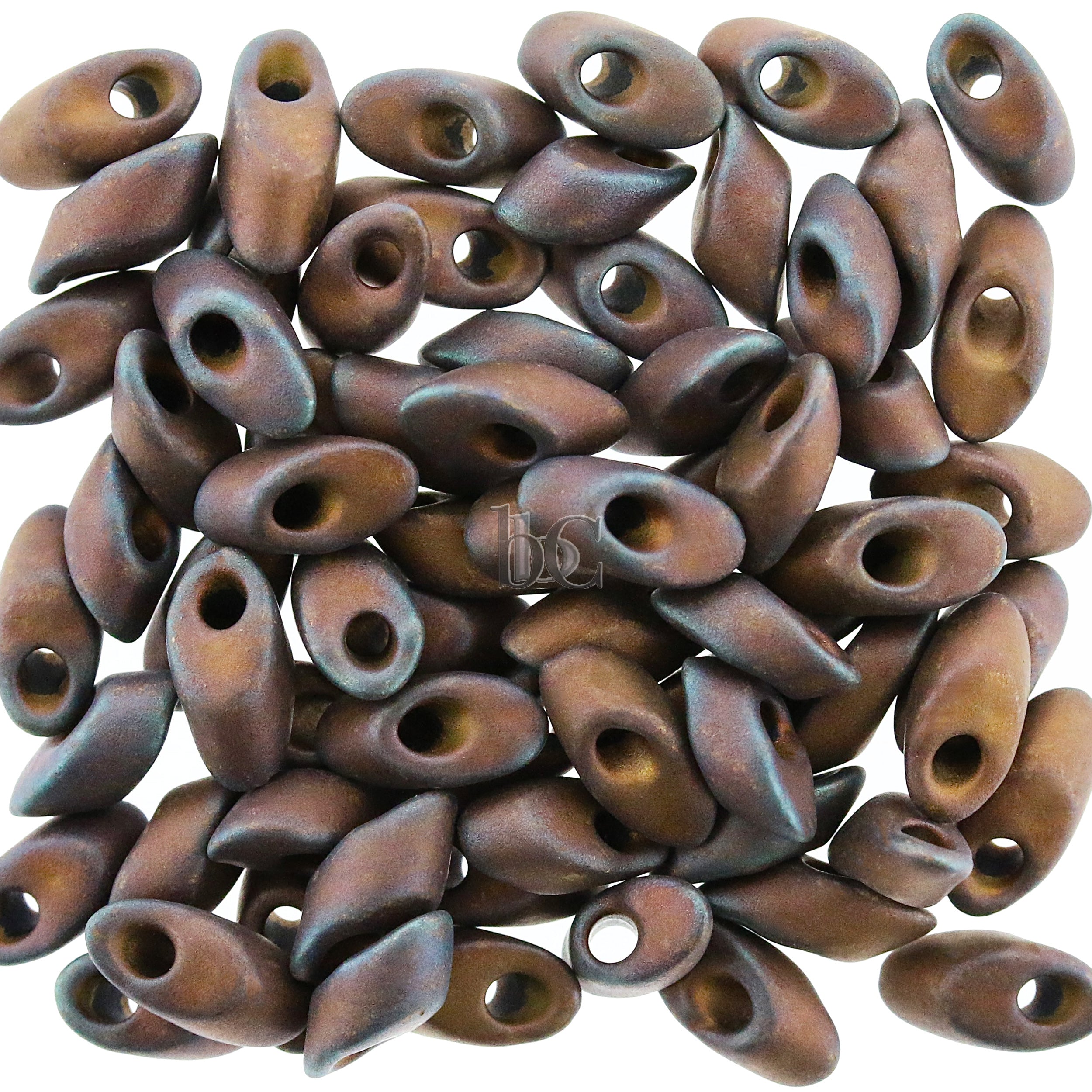 Miyuki Long Magatama Beads, Matte Metallic Dark Raspberry # 2005 ~ 8.5 Grams