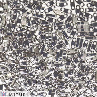 MIYUKI Quarter Tila Beads, Nickel Plated # 190 (5 or 10 grams)