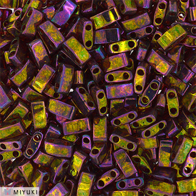 MIYUKI Half Tila Beads, Rose Gold Luster # 301 - 10 grams