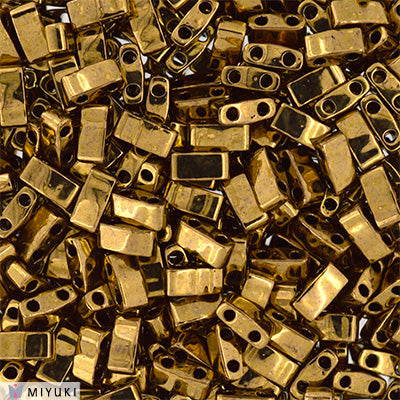 MIYUKI Half Tila Beads, Metallic Bronze # 457 - 10 grams