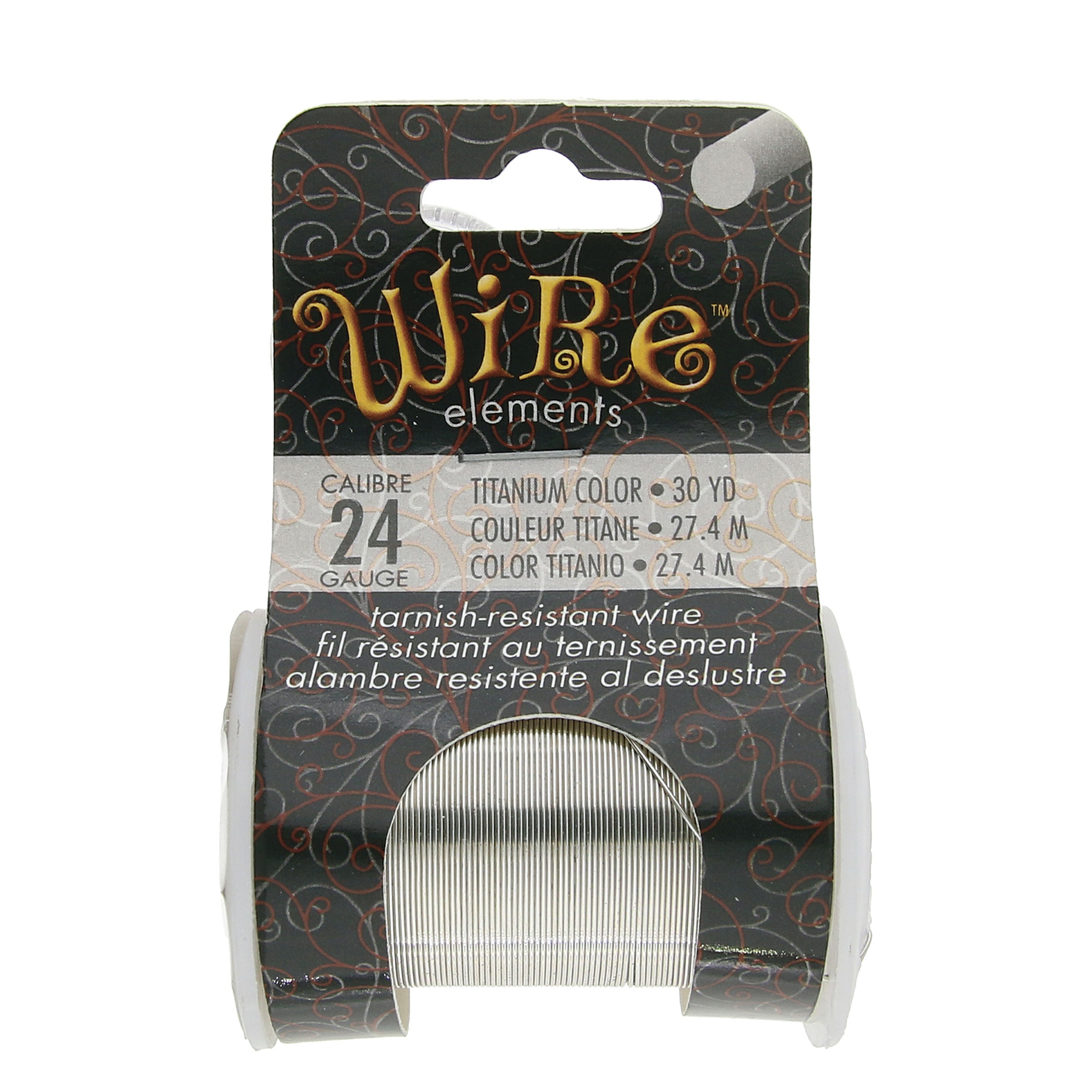 Titanium 24 Gauge Tarnish-Resistant Wire Elements by BeadSmith