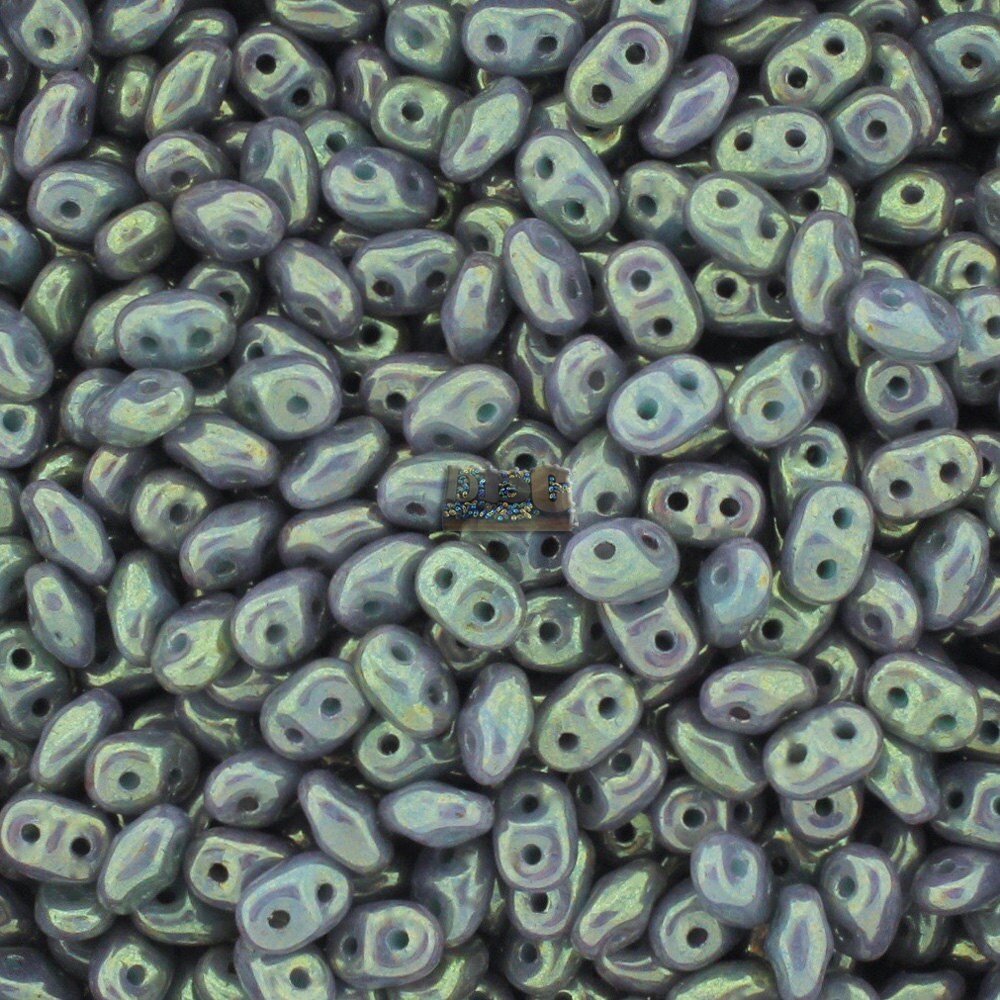 10g/20g Czech SuperDuo 2-hole Beads - Jade TERRACOTTA RED * 2.5x5mm