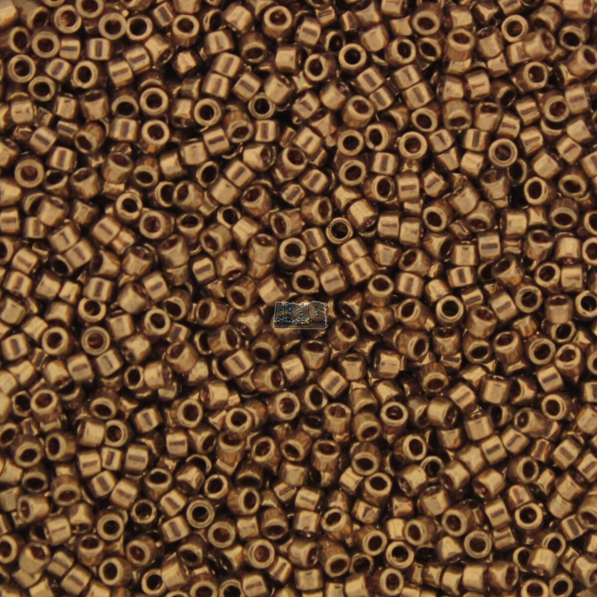 5g MIYUKI 11/0 DELICA Seedbeads - METALLIC Light Bronze - size 11 Cylinder seed beads - # 022L