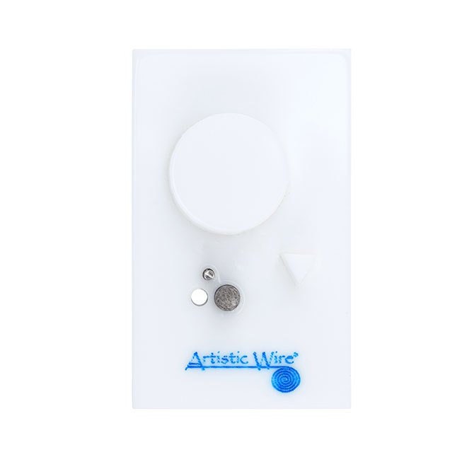 Round Ear Wire Jig - Finding Form Tool for Artistic Wire Tarnish Resistant Silver Craft Wire - non Tarnish Craft Wire