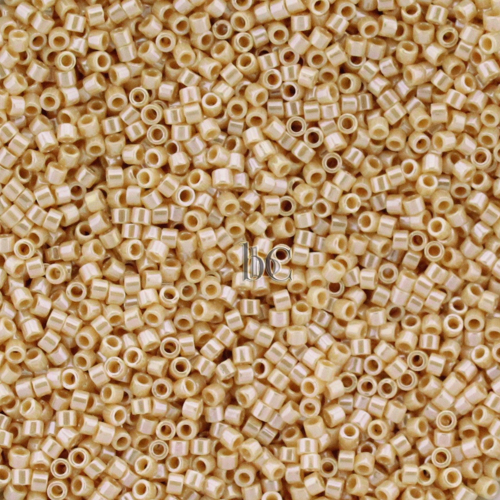 5g Miyuki 11/0 DELICA Seed beads - Opaque Dark Ivory LUSTER - size 11 seed beads - # 1561