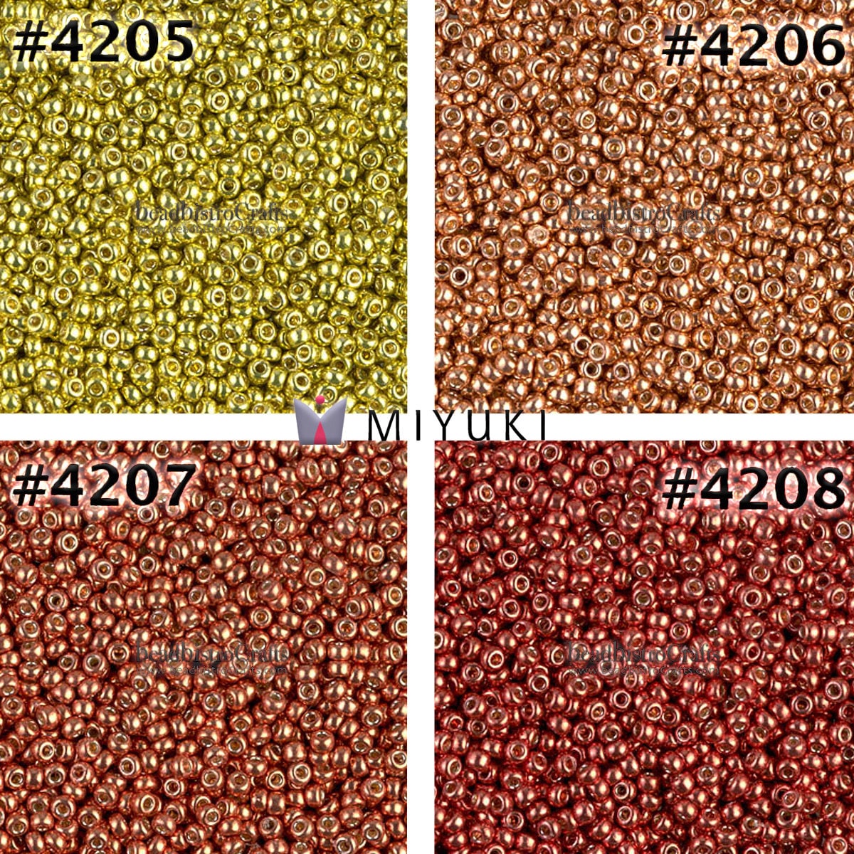 7.2g MIYUKI DURACOAT GALVANIZED Round 11/0 Seed beads - Size 11 Rocaille beads * Choose Color *