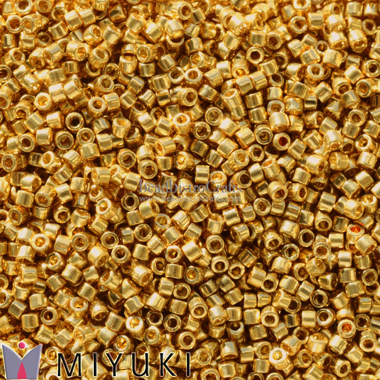 7.2g Miyuki 11/0 DELICA Seed beads - WARM Metallics - DURACOAT Galvanized Colors * size 11 seed beads - #'s: 2503, 2501, 1883, 2504