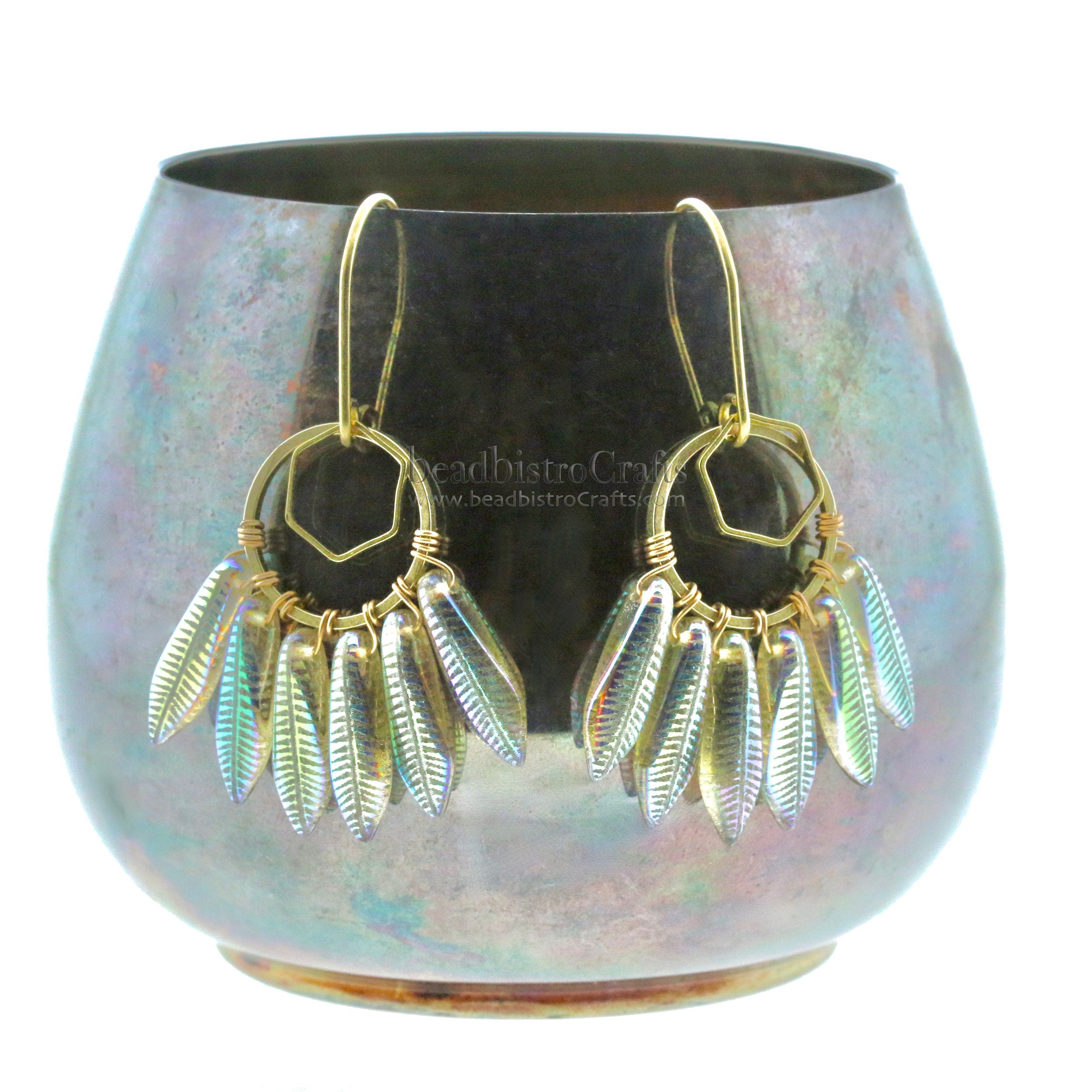 25pcs Czech Glass LASER Tattoo Dagger beads - Opal Jade Aqua IRIDESCENT MATTE Peacock Eye - 16x5mm - Czech glass Daggers (B-71)-G