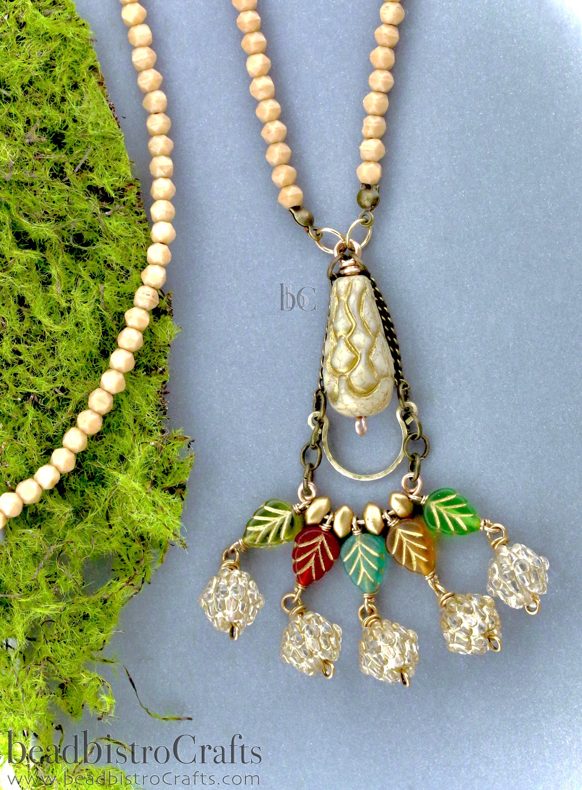 16pcs Leaf beads - Pressed Czech glass Mint Leaves - FROSTED Transparent Red GOLD WASH - 10x8mm