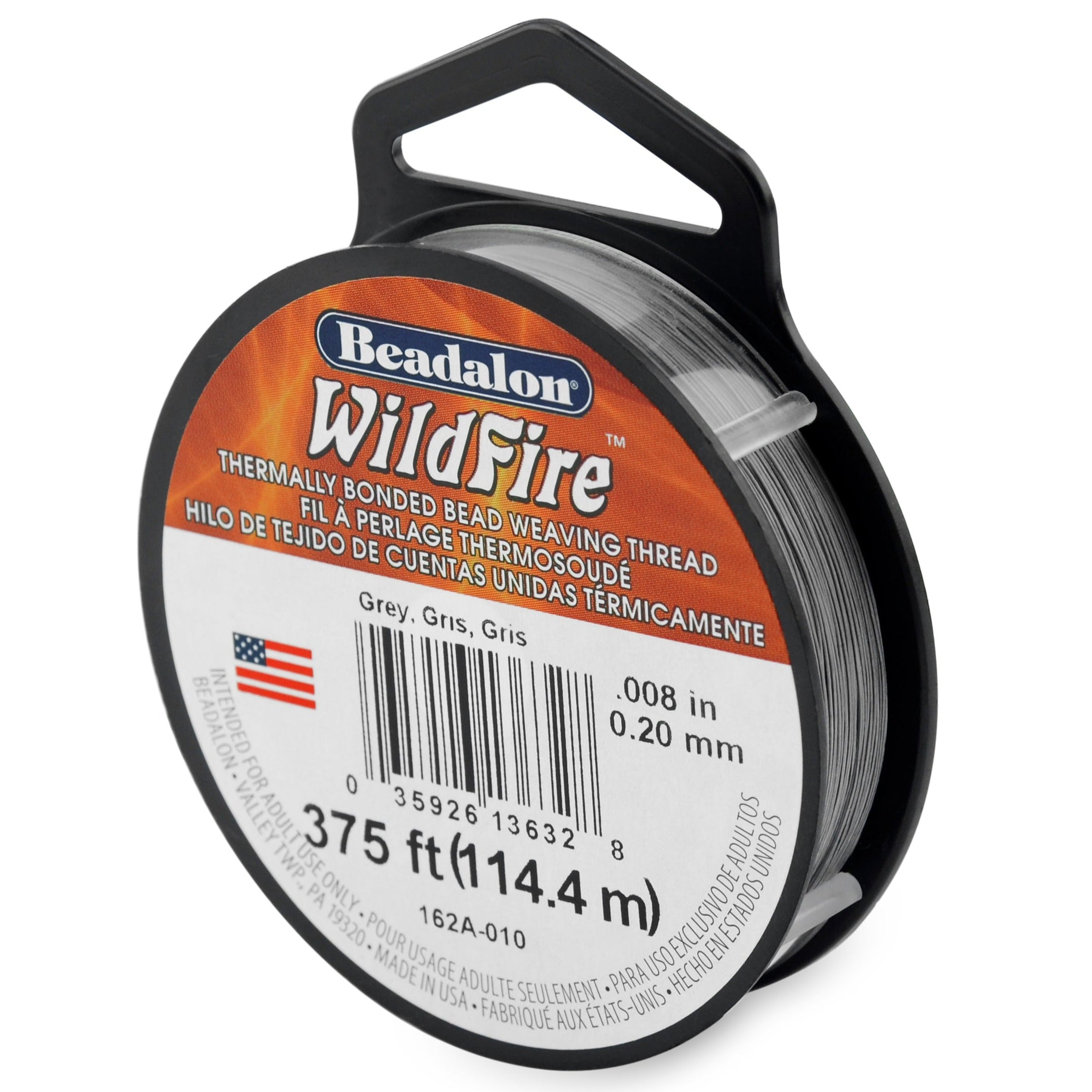 Beadalon® WildFire Beading Thread, Grey .008in (0.20mm) 125 Yard Spool, 15-Pound Test