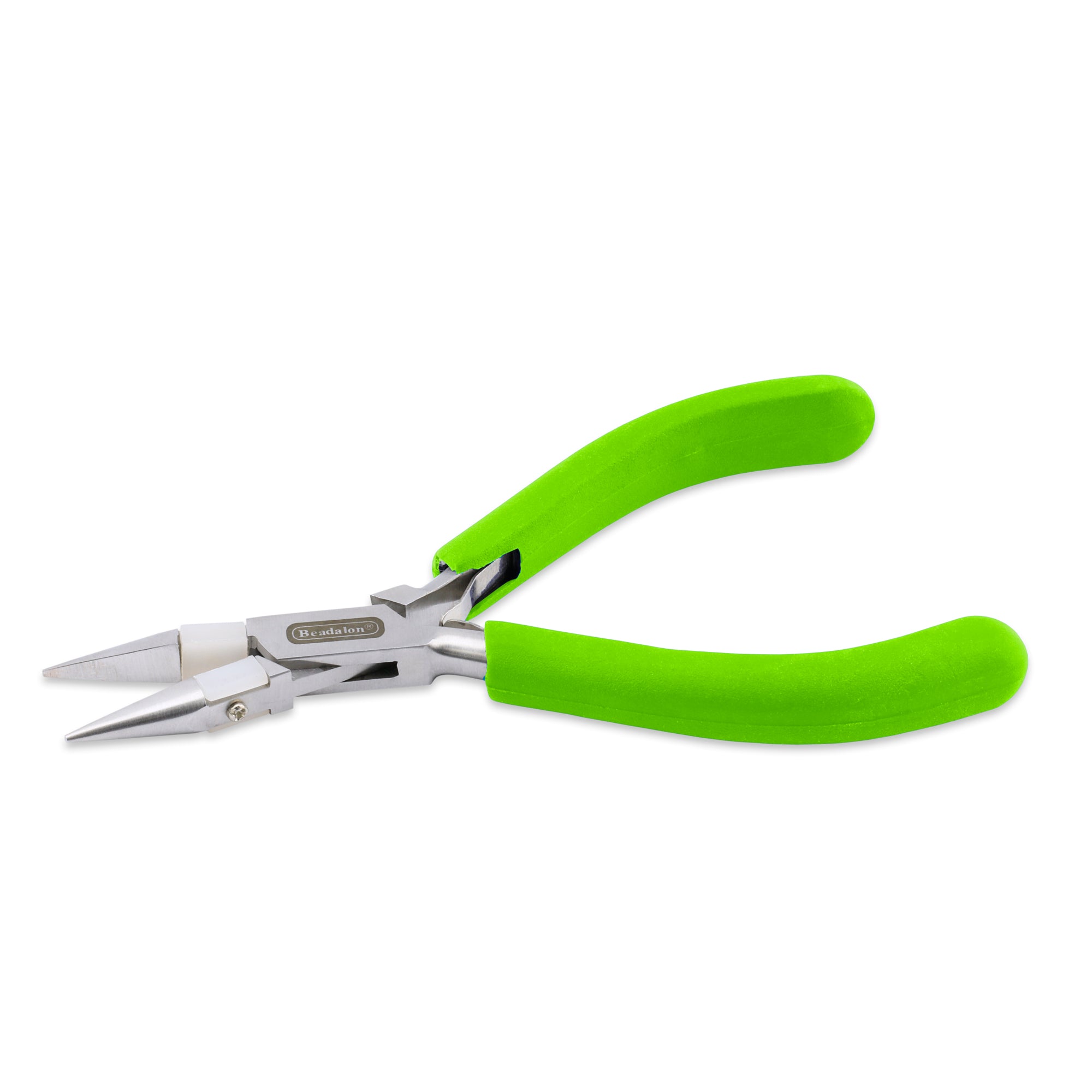 Beadalon Chain Nose Pliers, Nylon Inner Jaw for Straightening, Forming, and Flattening Wire