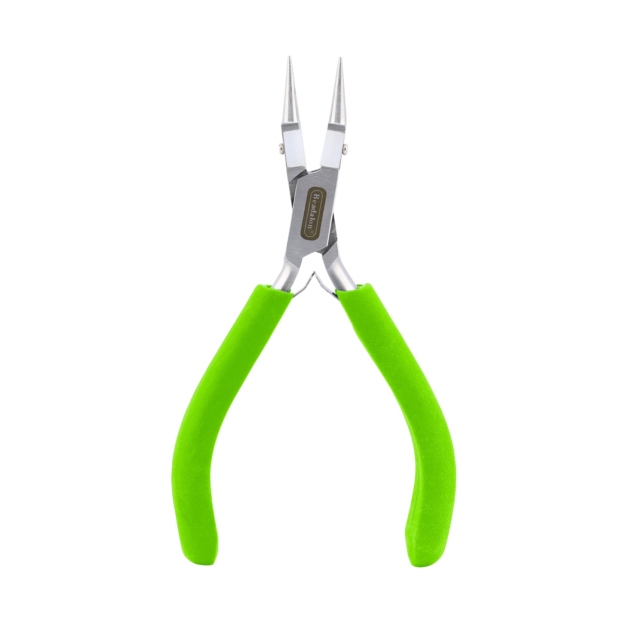 Beadalon Round Nose Pliers, Nylon Inner Jaw for Straightening, Forming, and Flattening Wire