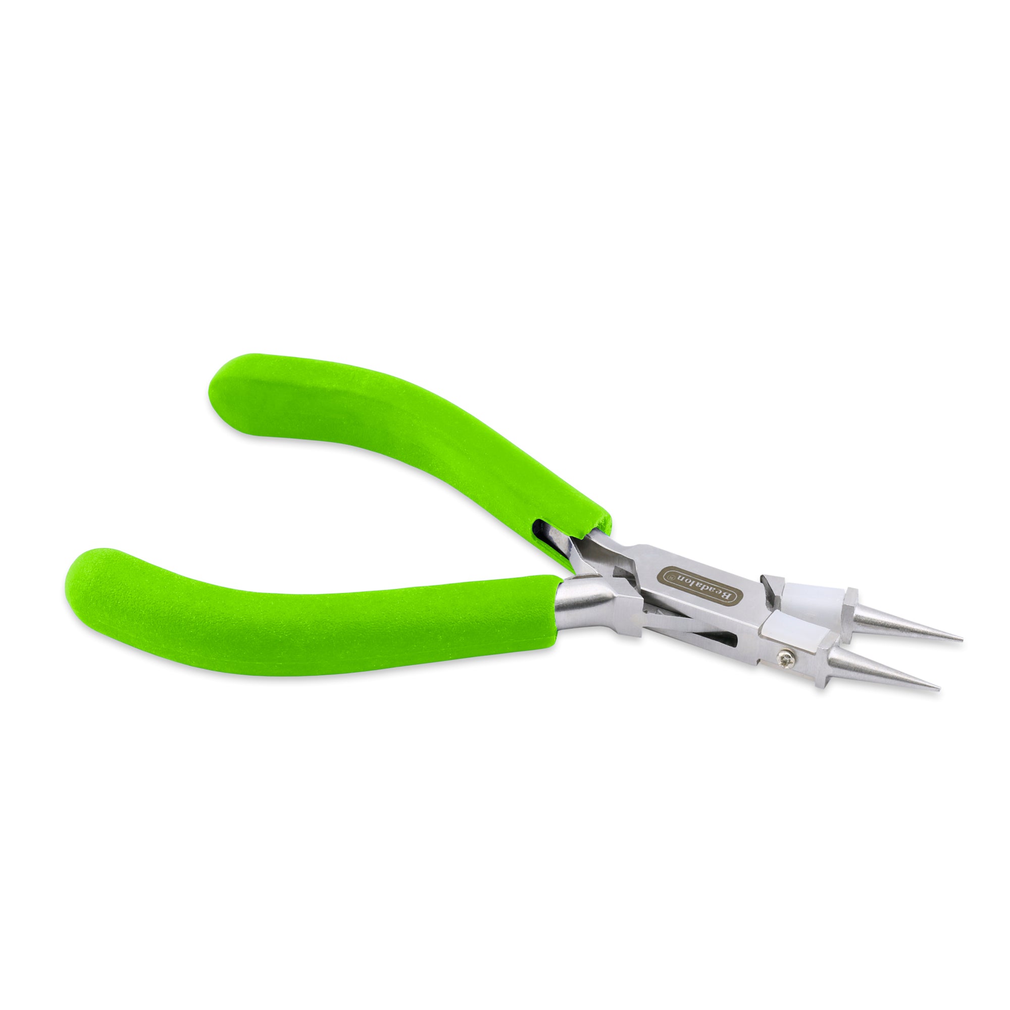 Beadalon Round Nose Pliers, Nylon Inner Jaw for Straightening, Forming, and Flattening Wire