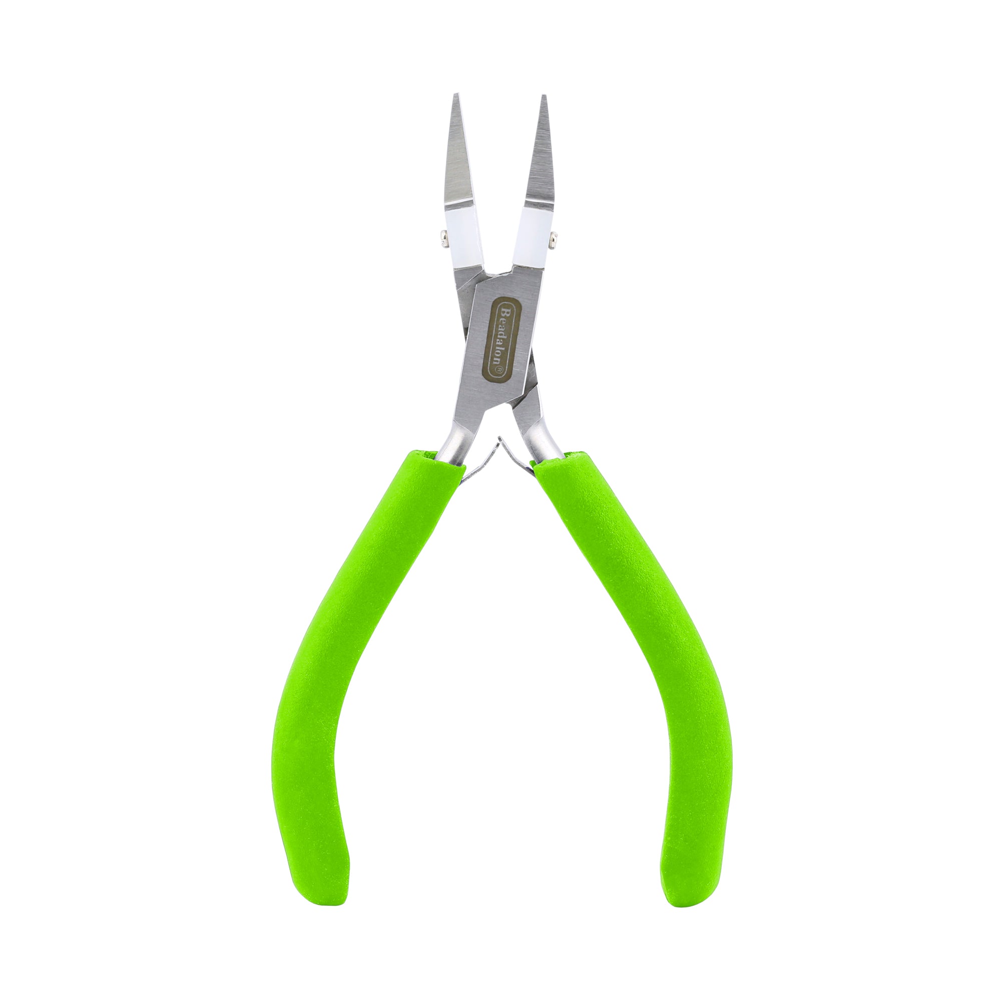 Beadalon Flat Nose Pliers, Nylon Inner Jaw for Straightening, Forming, and Flattening Wire