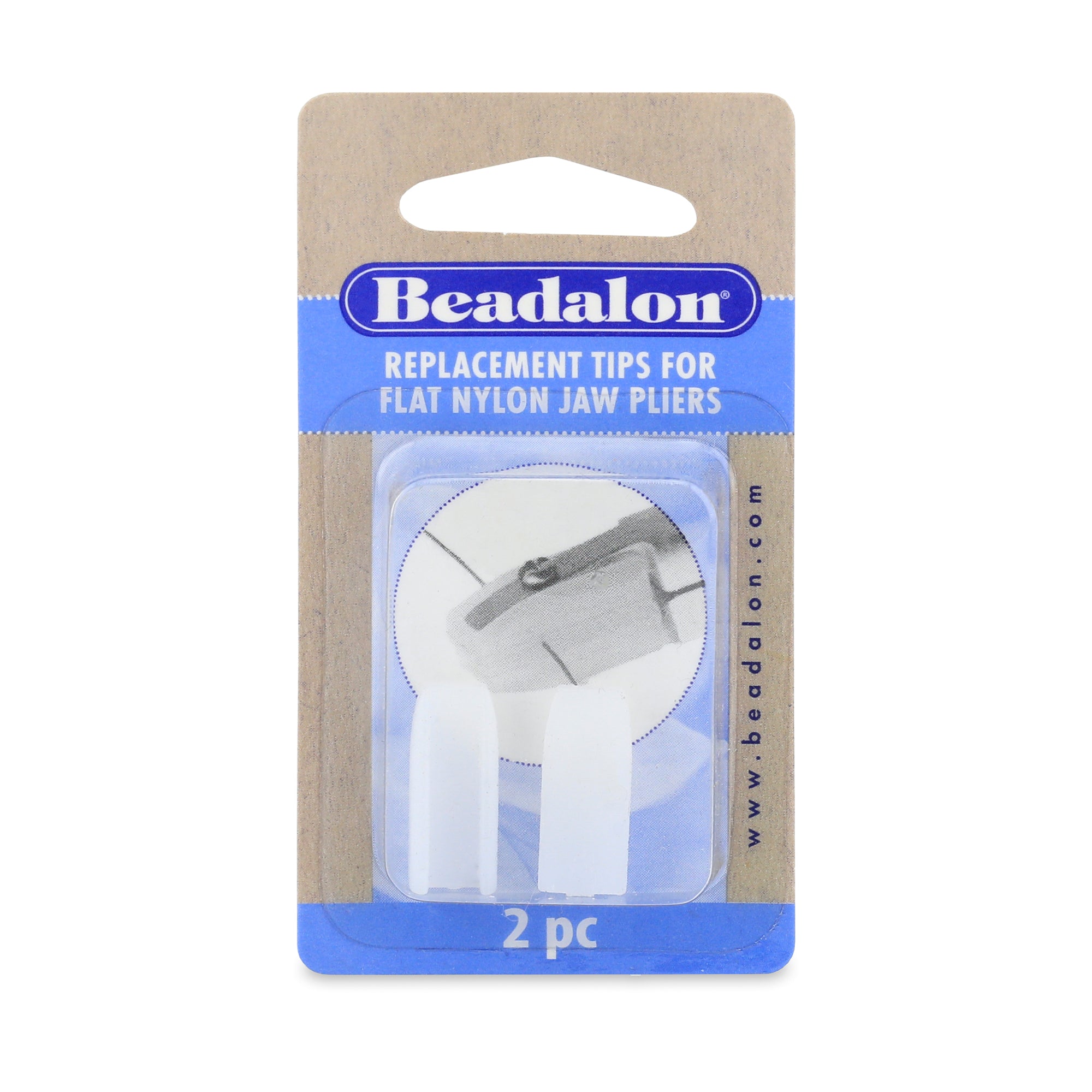 Beadalon Nylon Inner Jaw Replacement Tips For Straightening, Forming, And Flattening Wire.