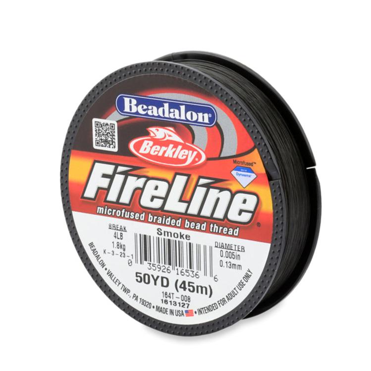 Fireline 4lb Smoke Beading Thread - 50 Yards