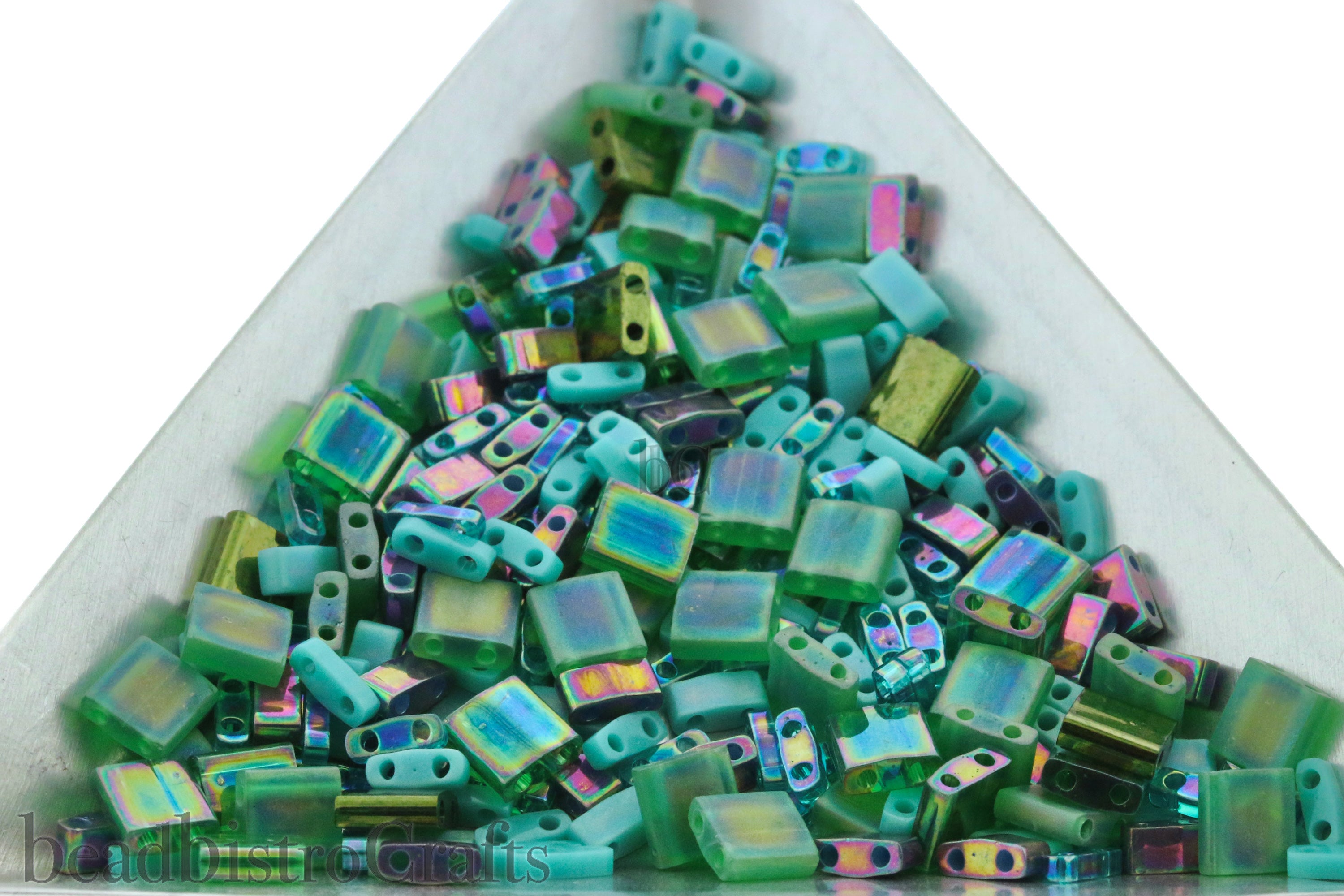 MIYUKI Tila Beads MIX, Green Mountain MIX38 - 10 grams