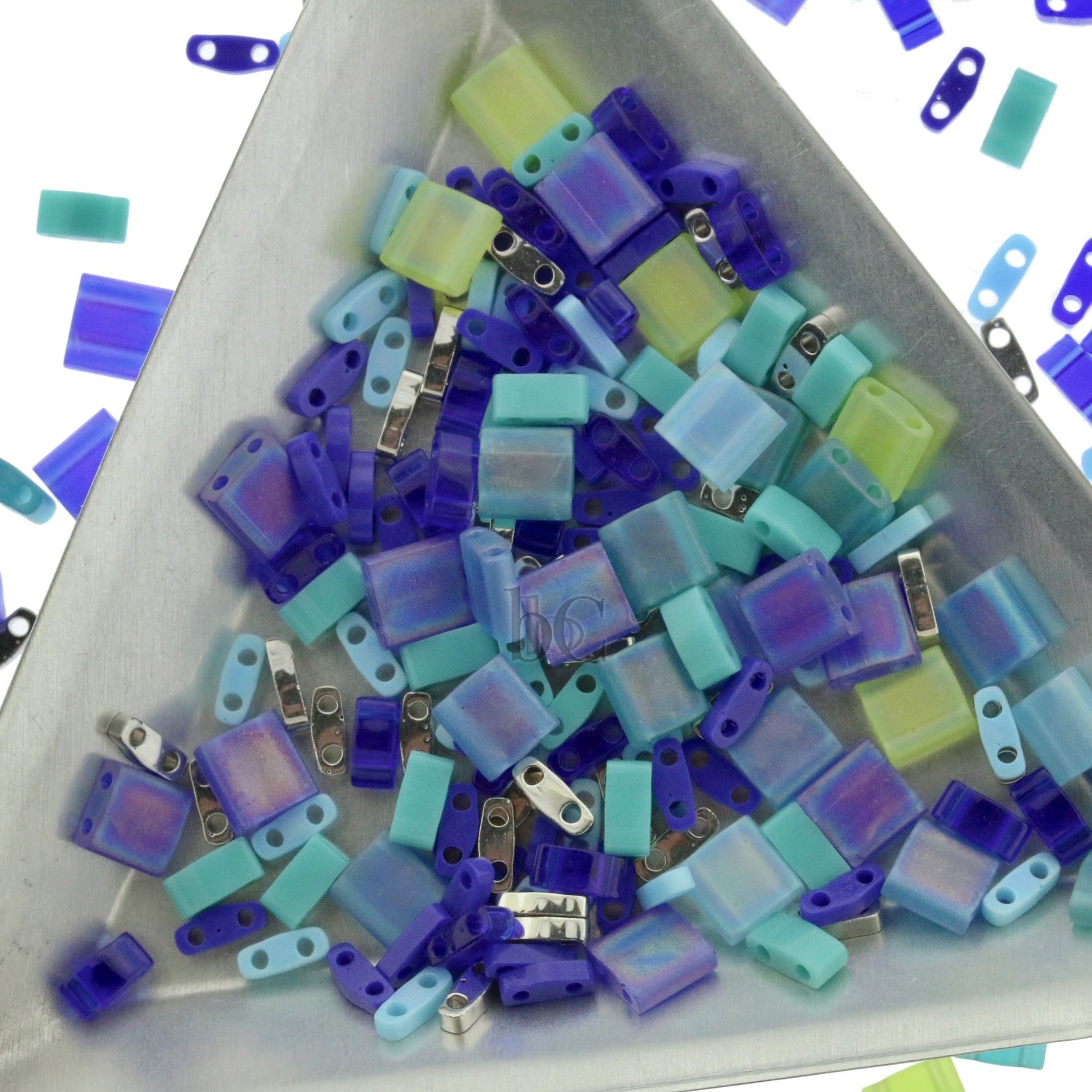 MIYUKI Tila Beads MIX, Pacific Blue MIX36 - 10 grams