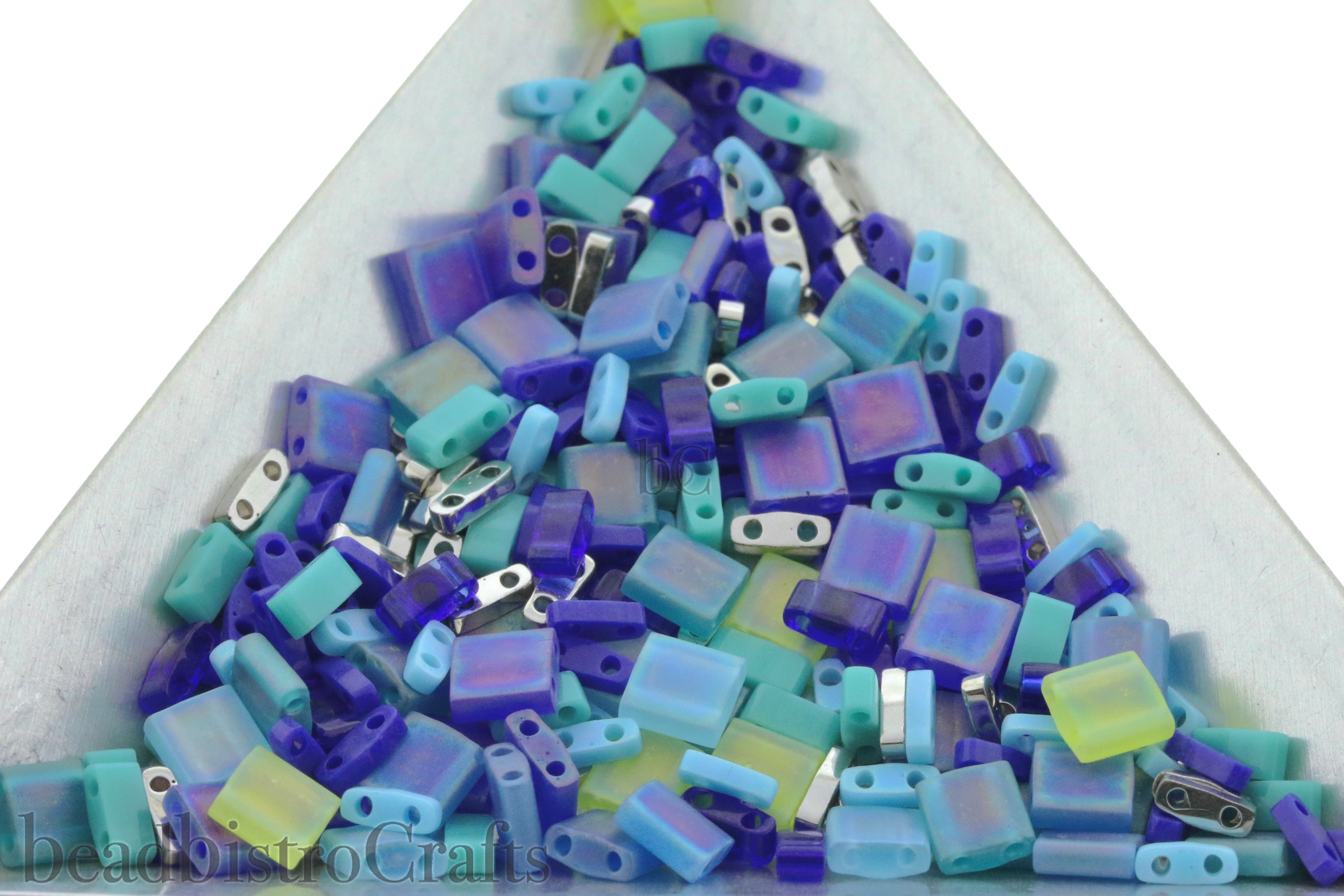 MIYUKI Tila Beads MIX, Pacific Blue MIX36 - 10 grams