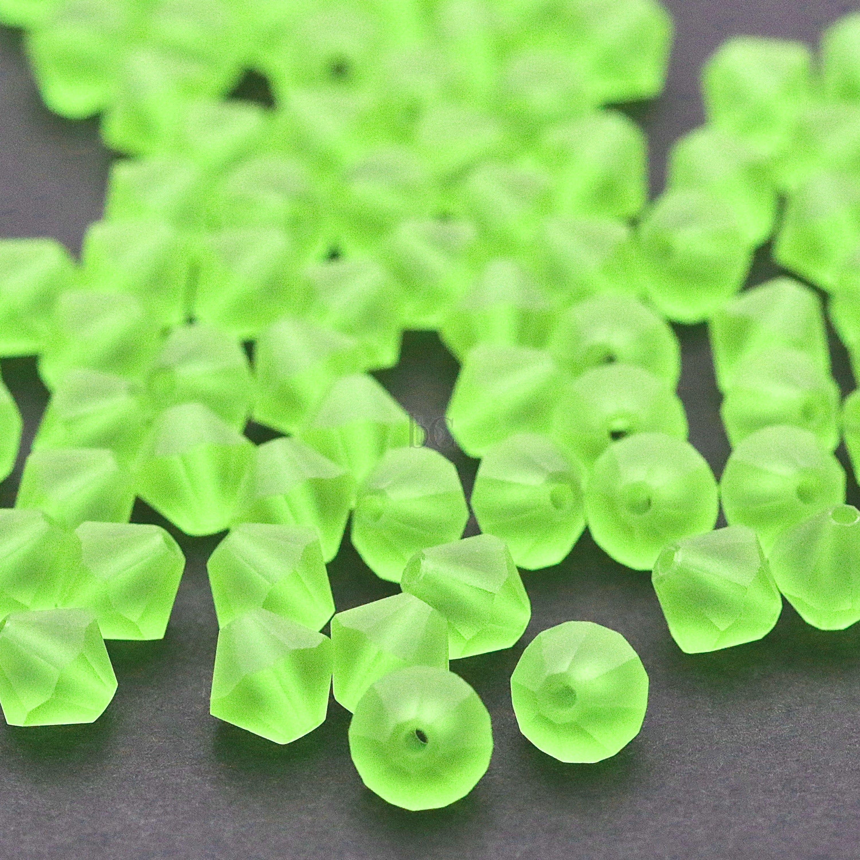 Limecicle Matte 3mm, 4mm, 6mm Preciosa Crystal Bicones