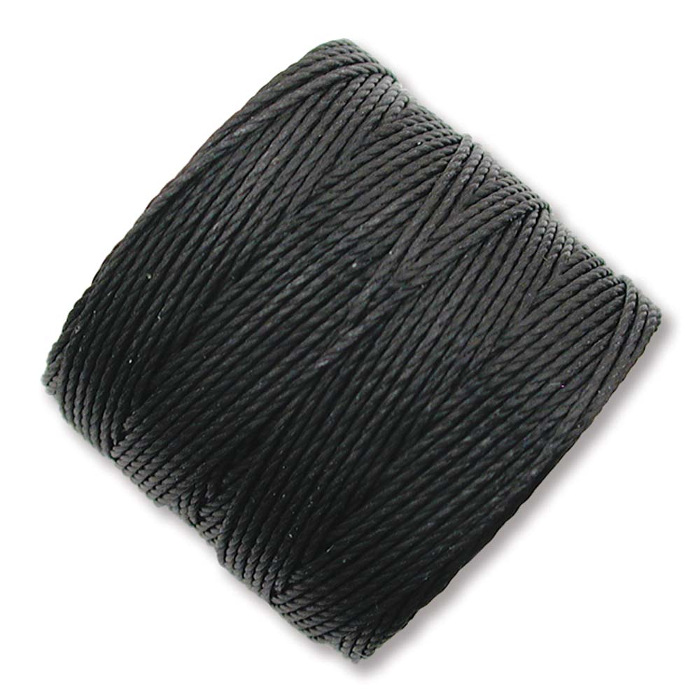 S-Lon TEX210 Black Bead Cord - 77 Yards