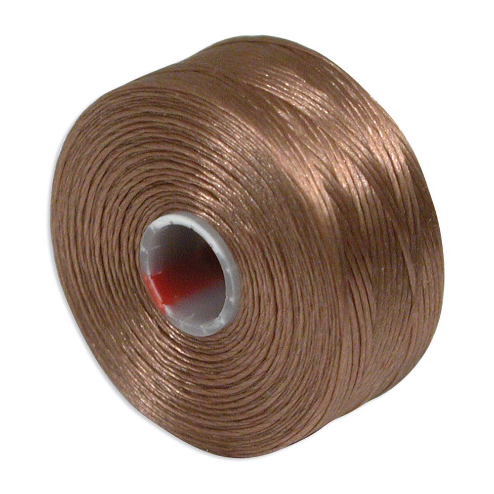 S-Lon TEX45 Light Copper Beading Thread Size D - 78 Yards