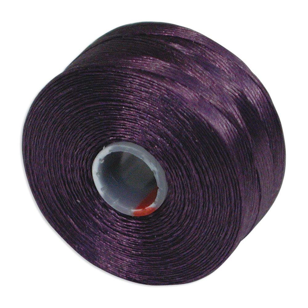 S-Lon TEX45 Purple Beading Thread Size D - 78 Yards