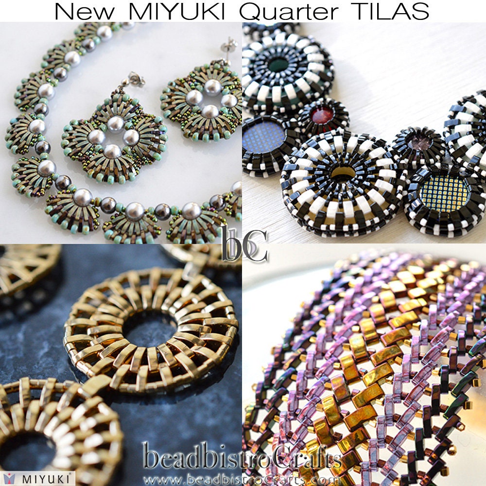 10g MIYUKI - Tila Bead Mix - MATTE OPAQUE Brights Mix * Mix05 - mixed sizes: 1/4 Tila, 1/2 Tila & Full Tila beads