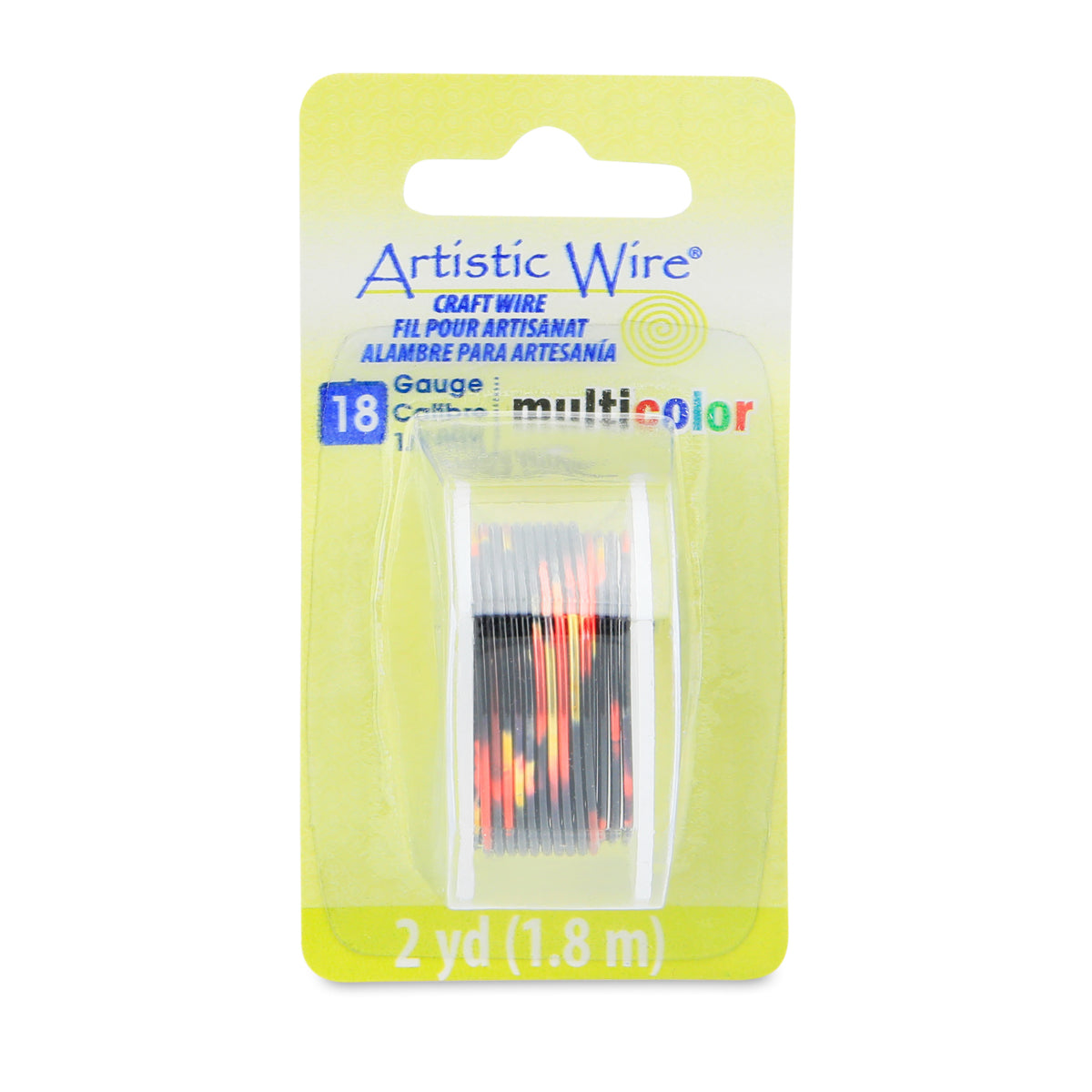 Red, Gold & Black 18 Gauge MultiColor Artistic Wire (2 Yard Spool)