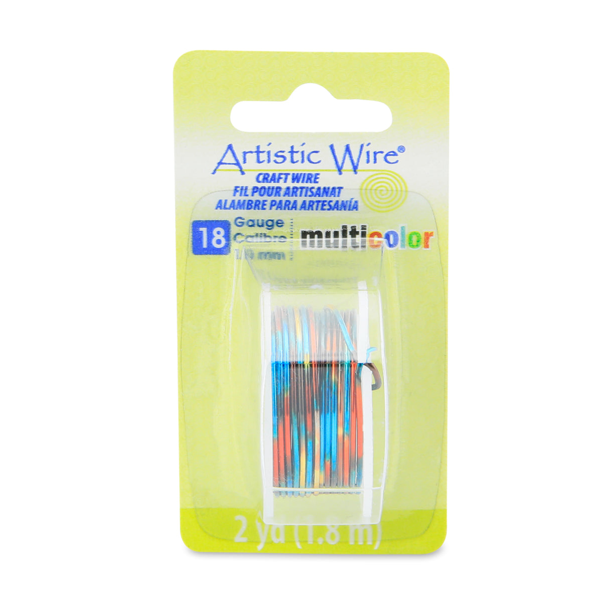 Blue, Red & Gold 18 Gauge MultiColor Artistic Wire (2 Yard Spool)