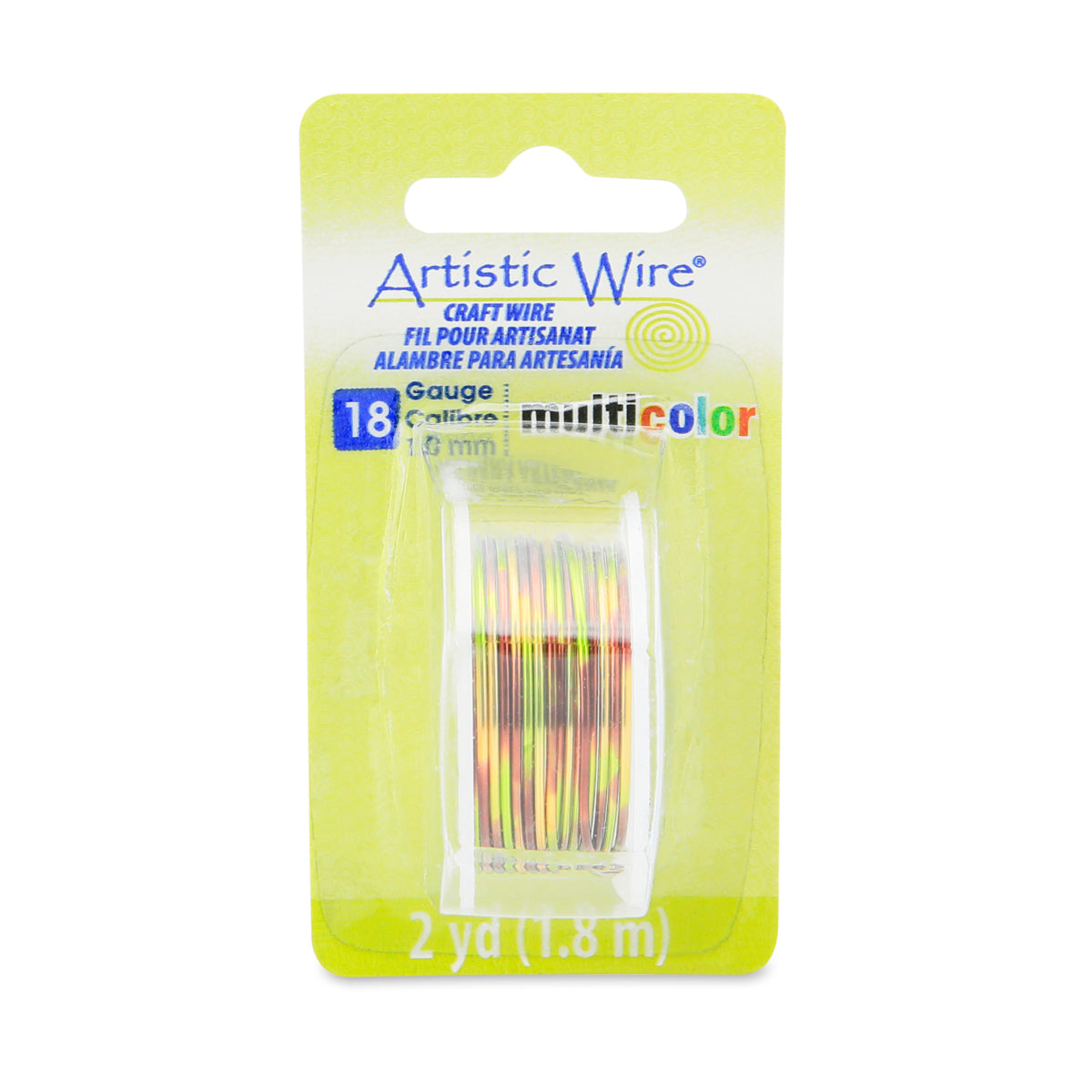 Green, Gold & Brown 18 Gauge MultiColor Artistic Wire (2 Yard Spool)