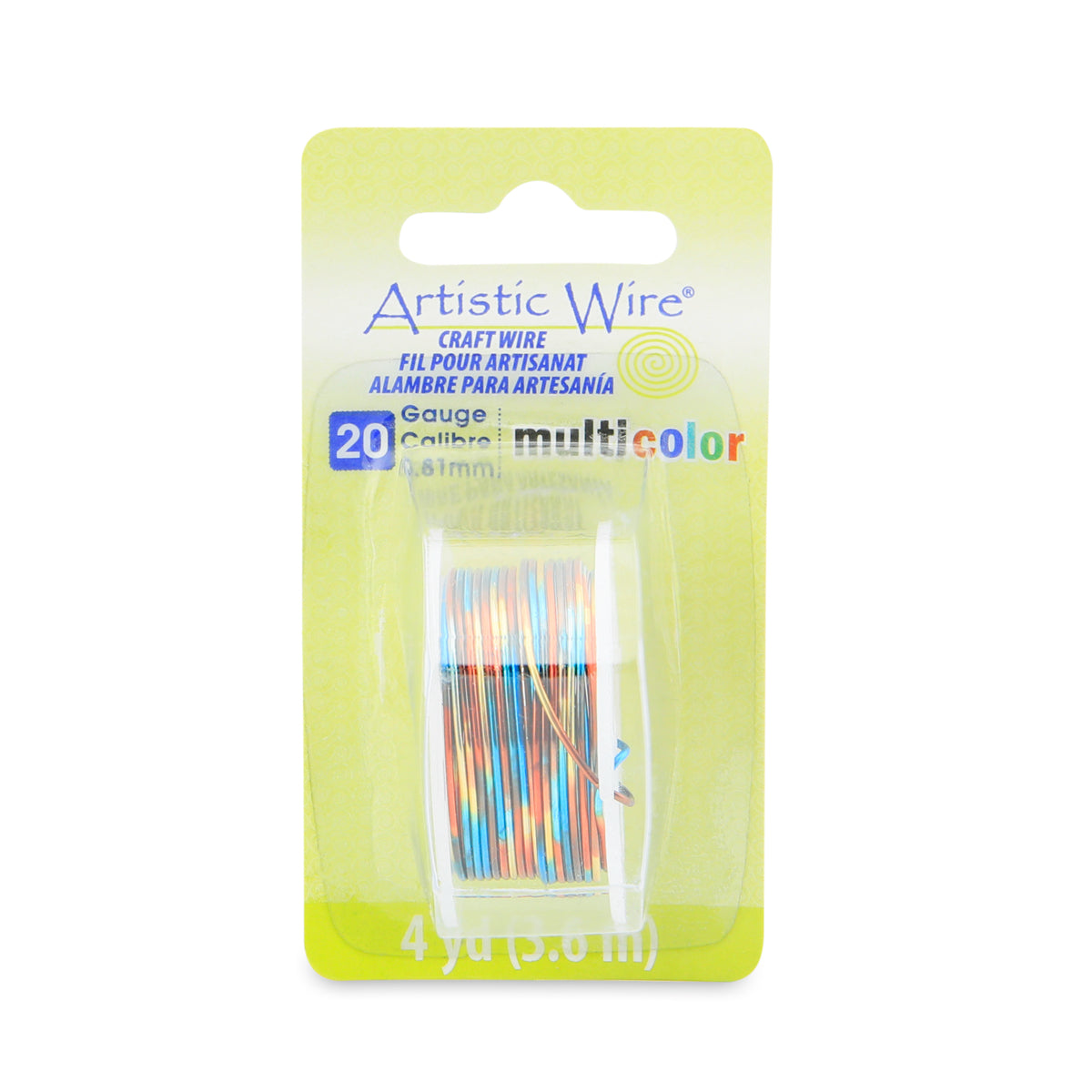 Blue, Red & Gold 20 Gauge MultiColor Artistic Wire (4 Yard Spool)