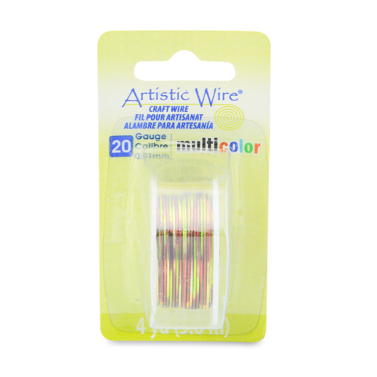 Green, Gold & Brown 20 Gauge MultiColor Artistic Wire (4 Yard Spool)