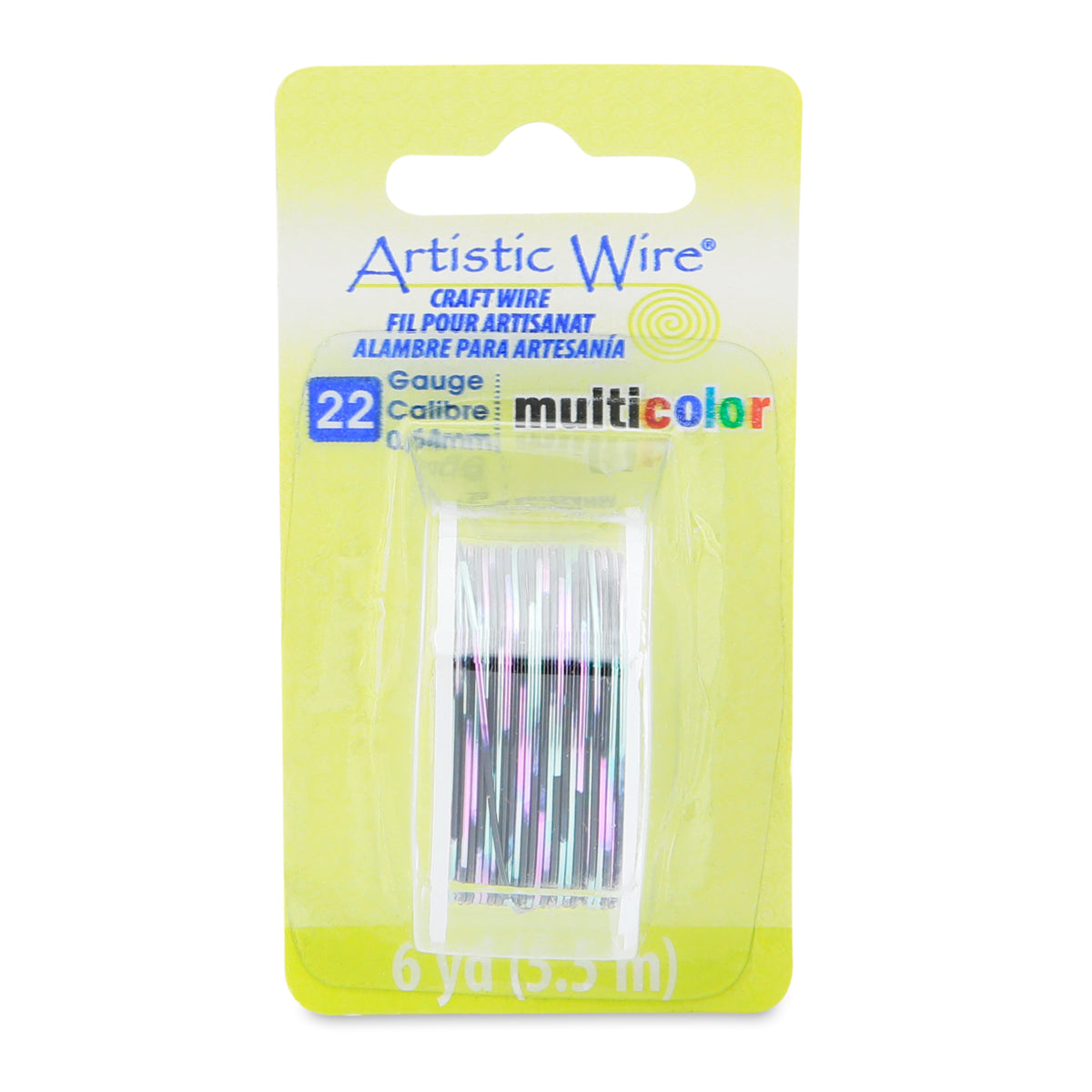 Pink, Green & Black 22 Gauge MultiColor Artistic Wire (6 Yard Spool)