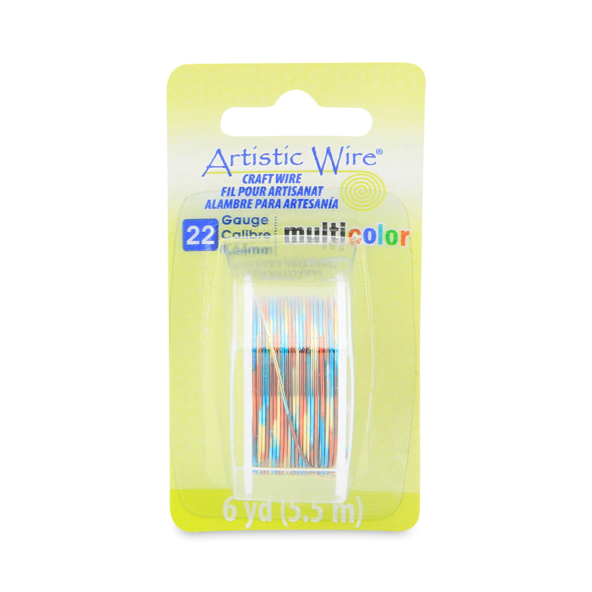 Blue, Red & Gold 22 Gauge MultiColor Artistic Wire (6 Yard Spool)