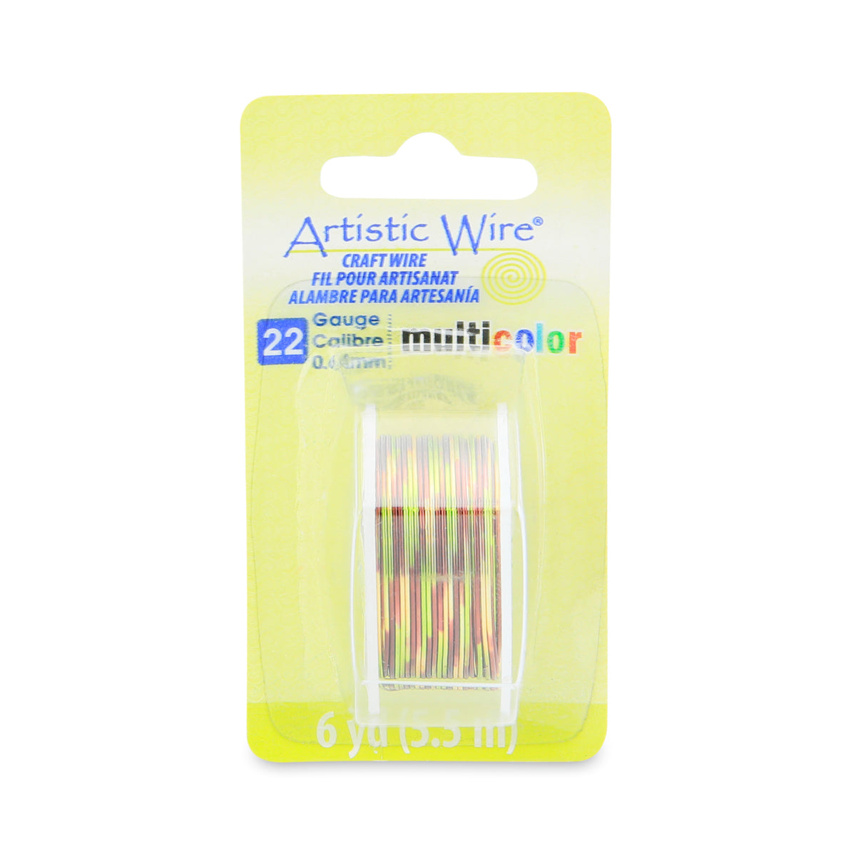 Green, Gold & Brown 22 Gauge MultiColor Artistic Wire (6 Yard Spool)