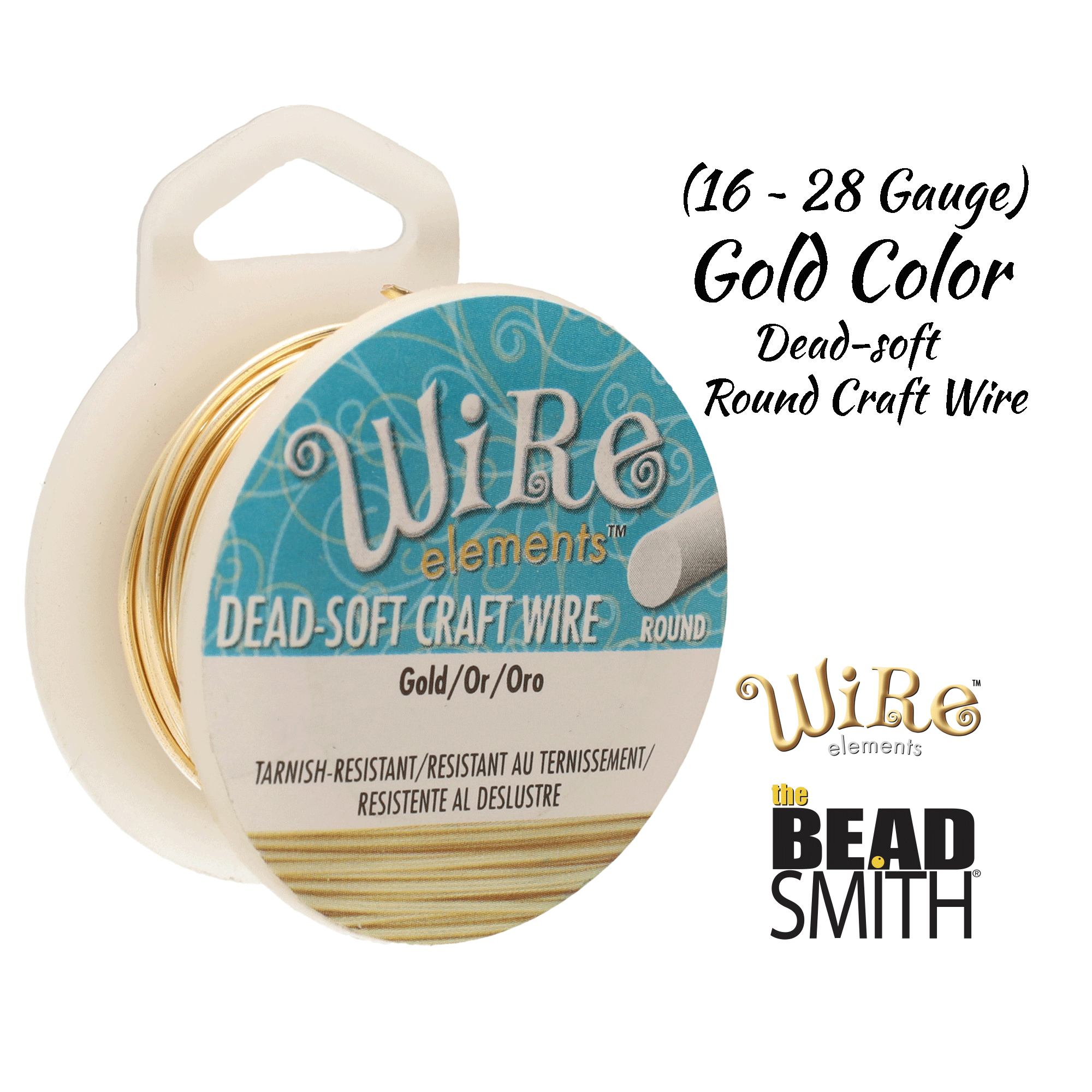 Gold Color Wire Elements by BeadSmith