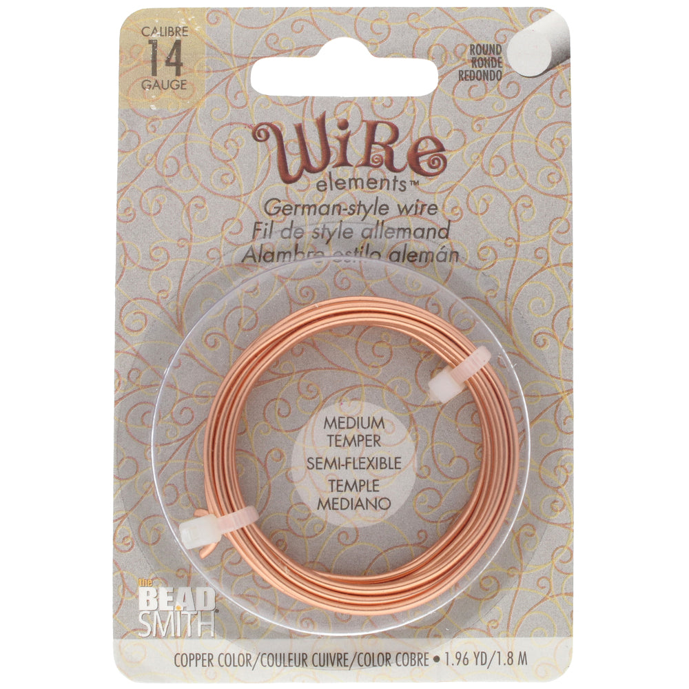 German Wire 14 Gauge Copper Beadsmith Wire