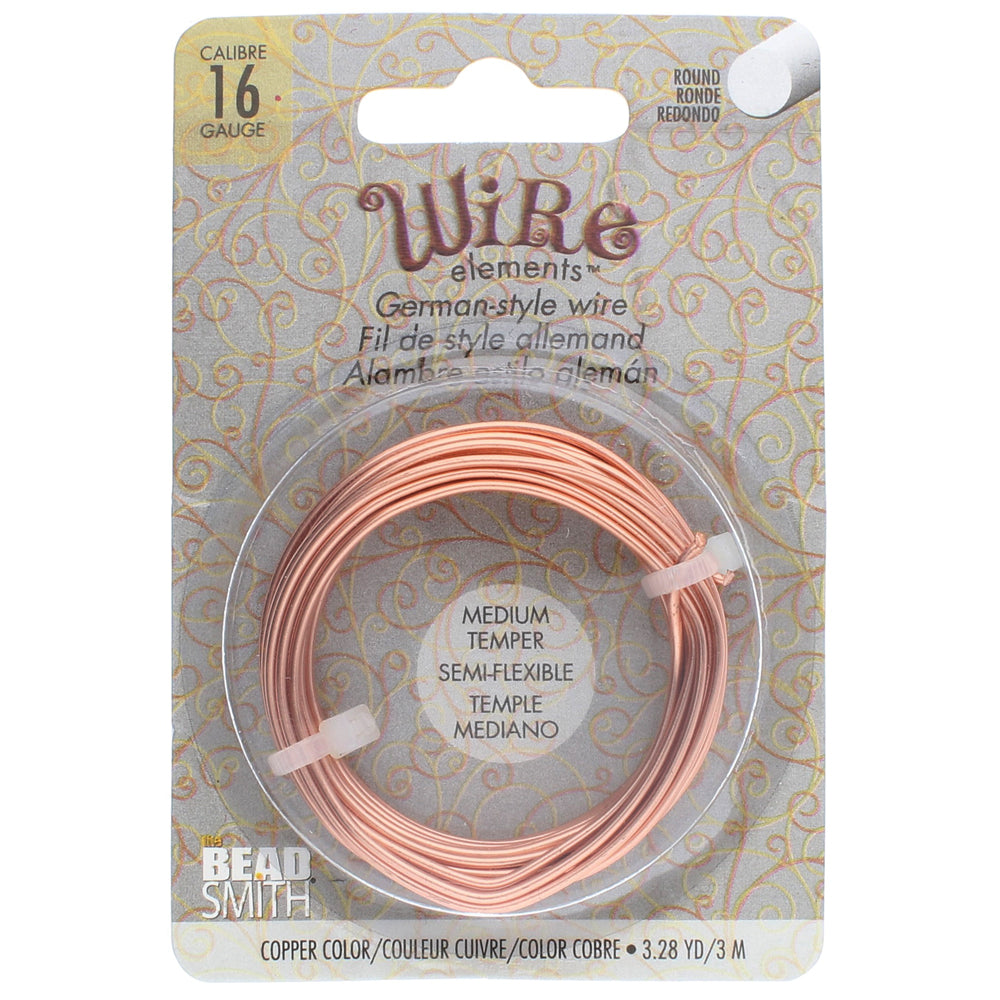 German Wire 16 Gauge Copper Beadsmith Wire