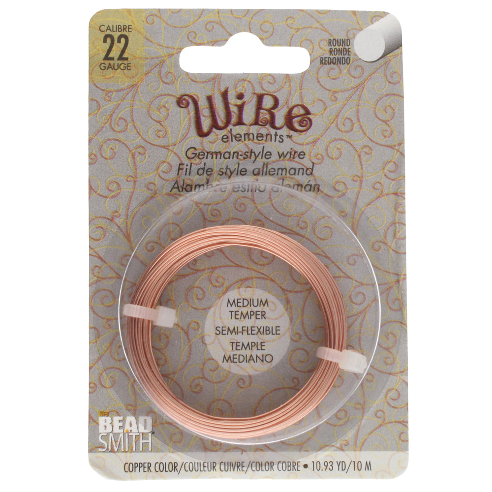 German Wire 22 Gauge Copper Beadsmith Wire