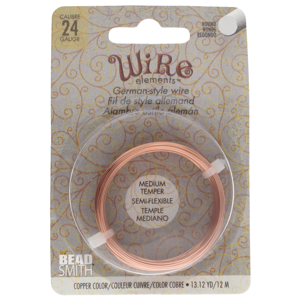 German Wire 24 Gauge Copper Beadsmith Wire