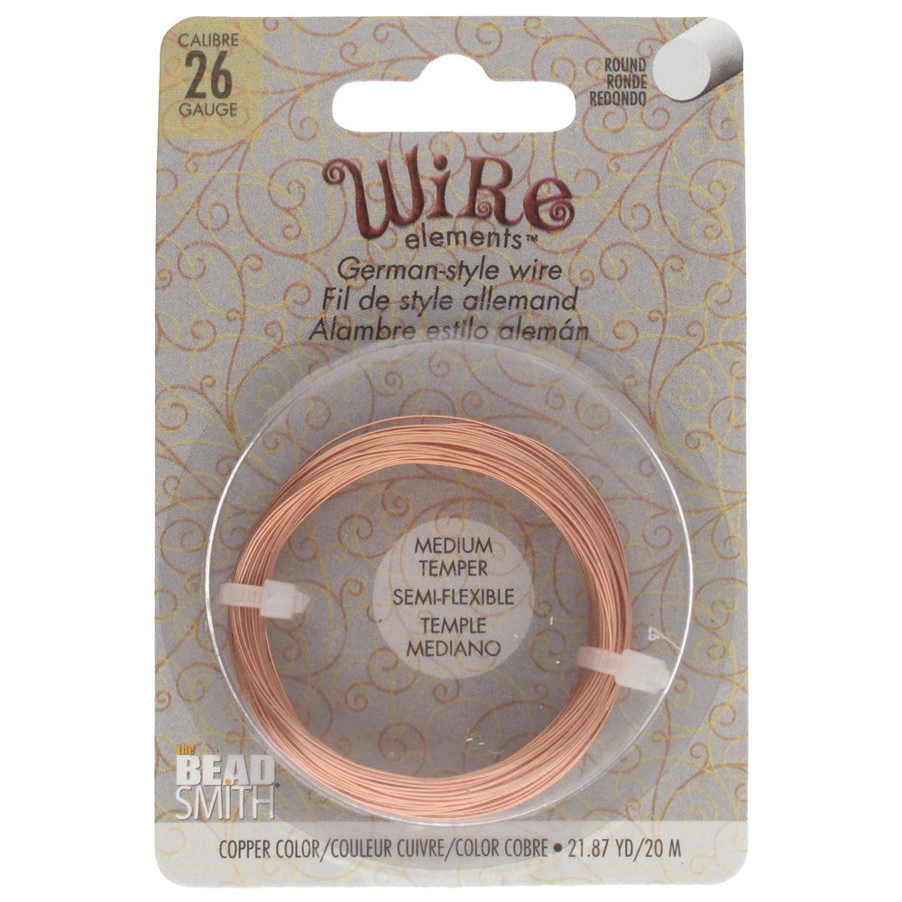 German Wire 26 Gauge Copper Beadsmith Wire