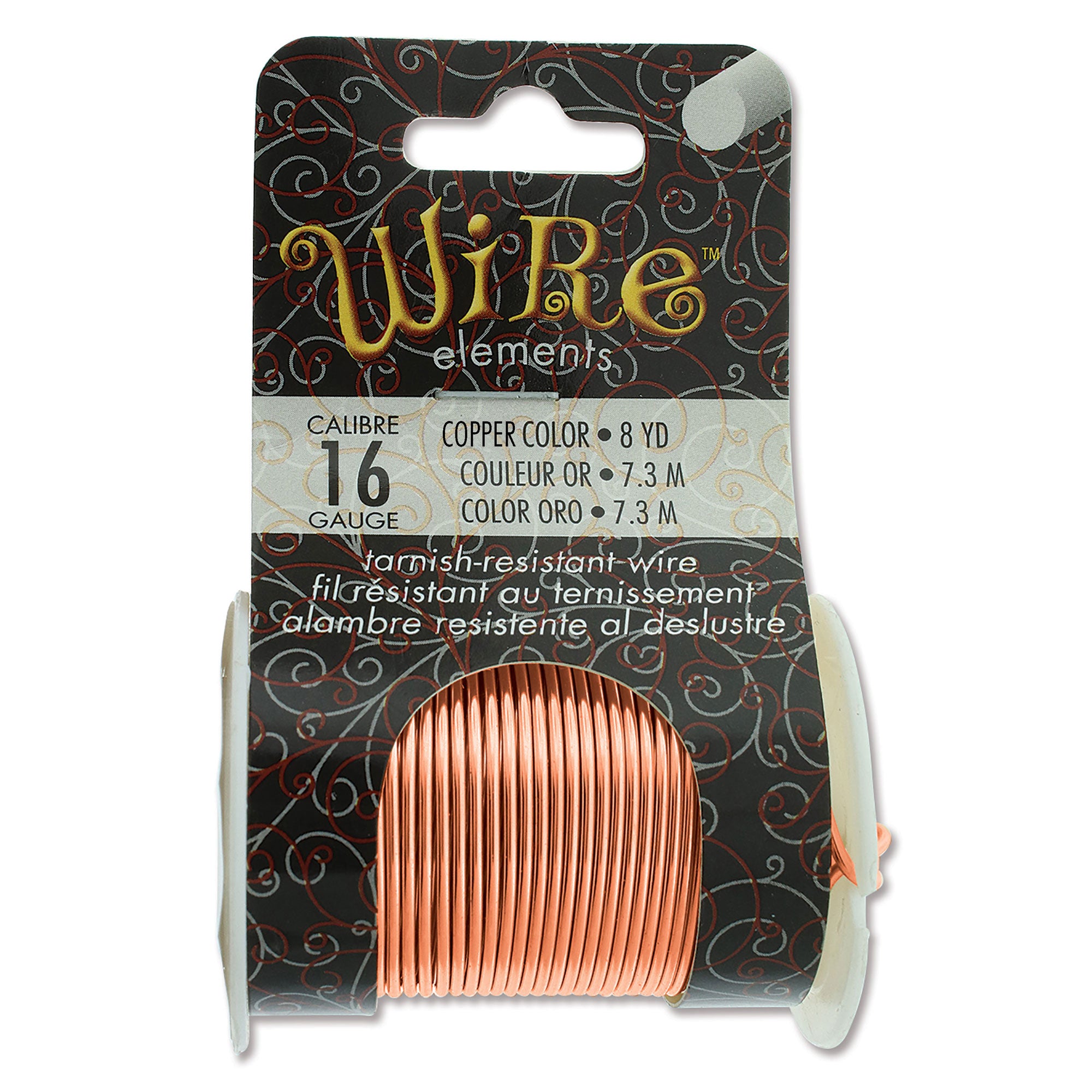 Copper 16 Gauge Tarnish-Resistant Wire Elements by BeadSmith