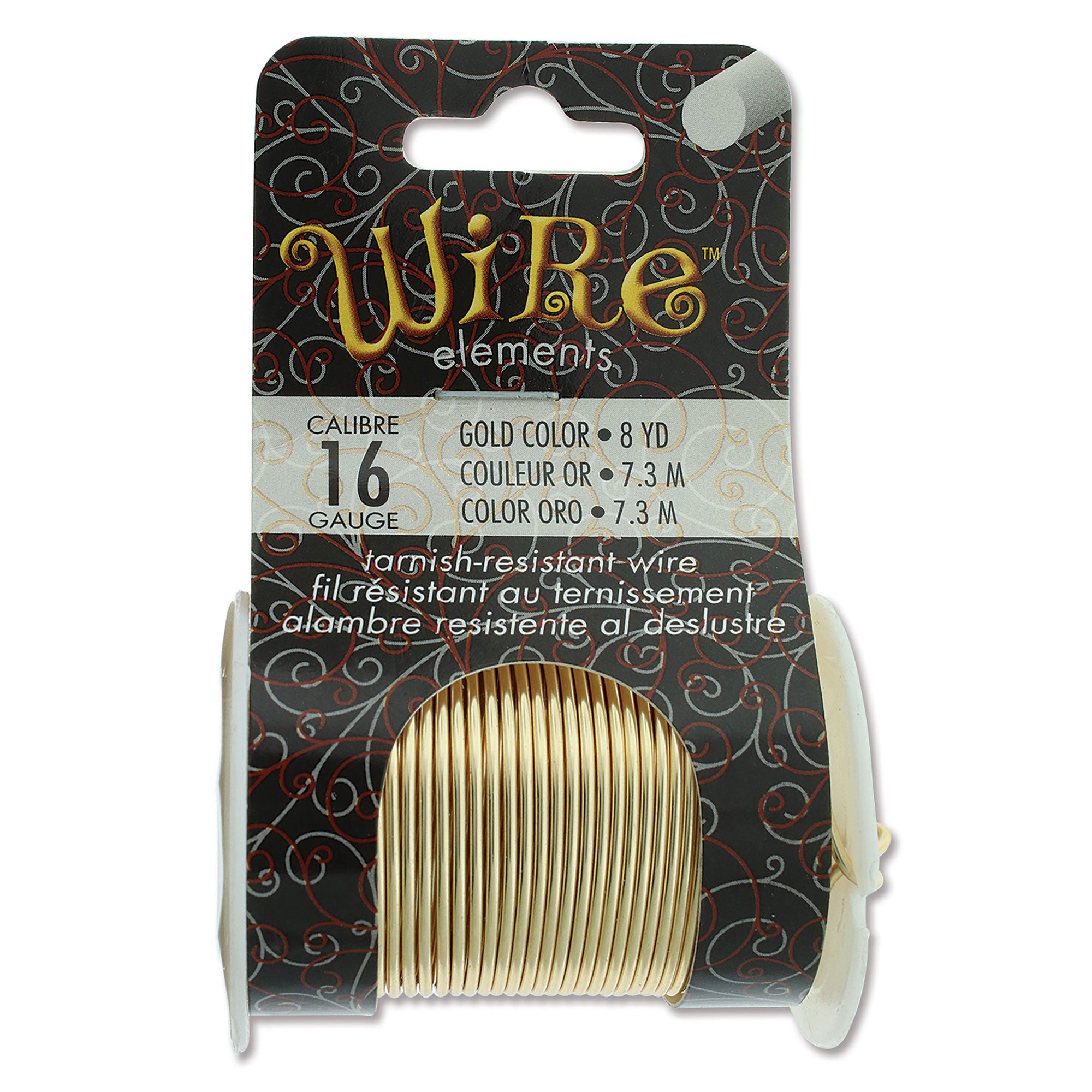 Gold Color 16 Gauge Tarnish-Resistant Wire Elements by BeadSmith