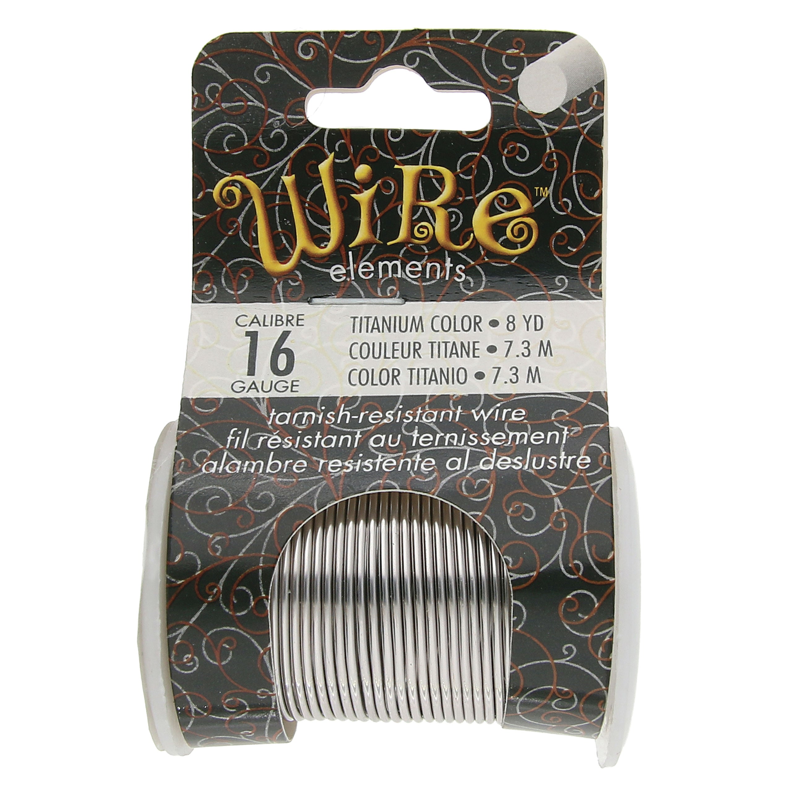 Titanium 16 Gauge Tarnish-Resistant Wire Elements by BeadSmith